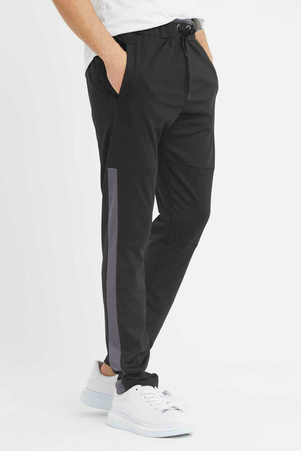 Slazenger OXFORD Erkek Eşofman Altı Siyah görsel 4
