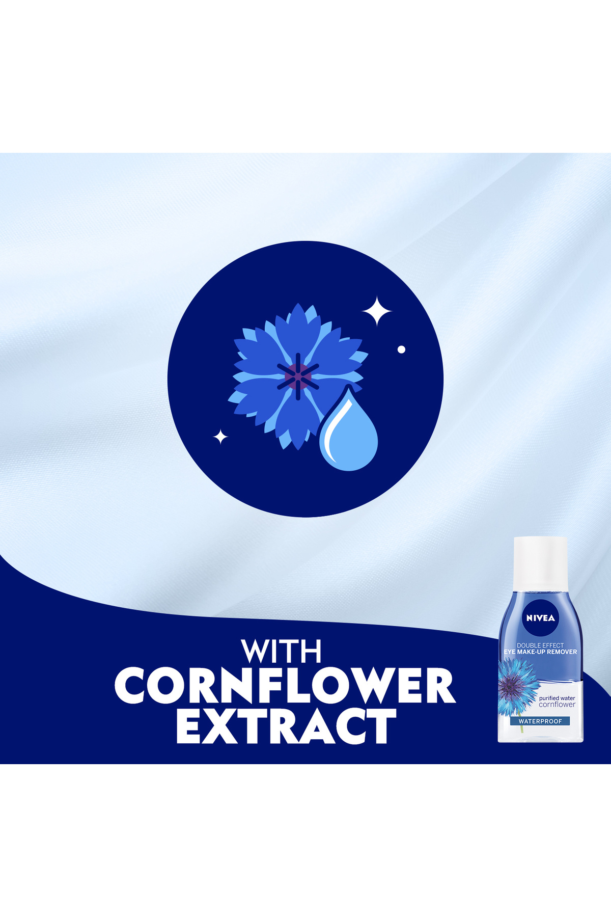 NIVEA-Double Effect Eye Makeup Remover, Sensitive Lashes Protection, 125ml 3