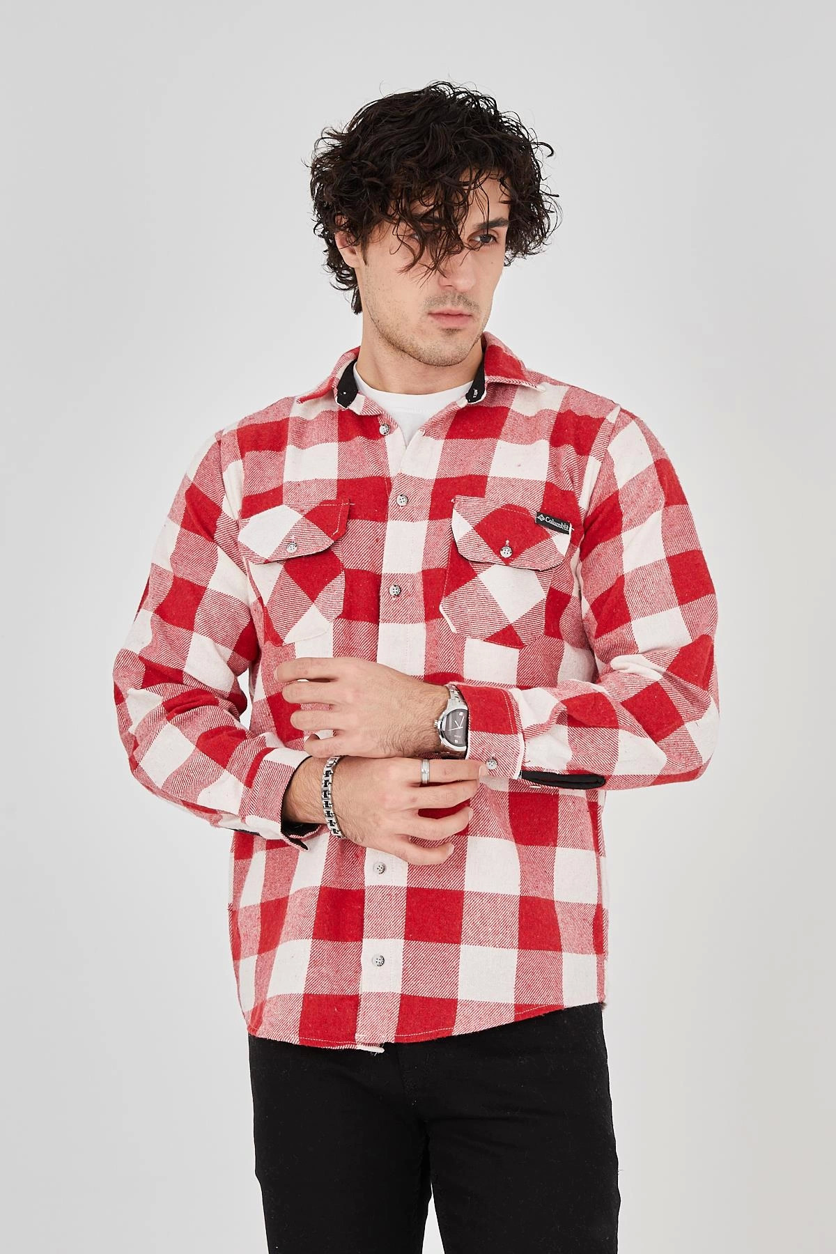 pilelistore Oduncu Gömlek - Pembe fotoğrafı 3 (önizleme)