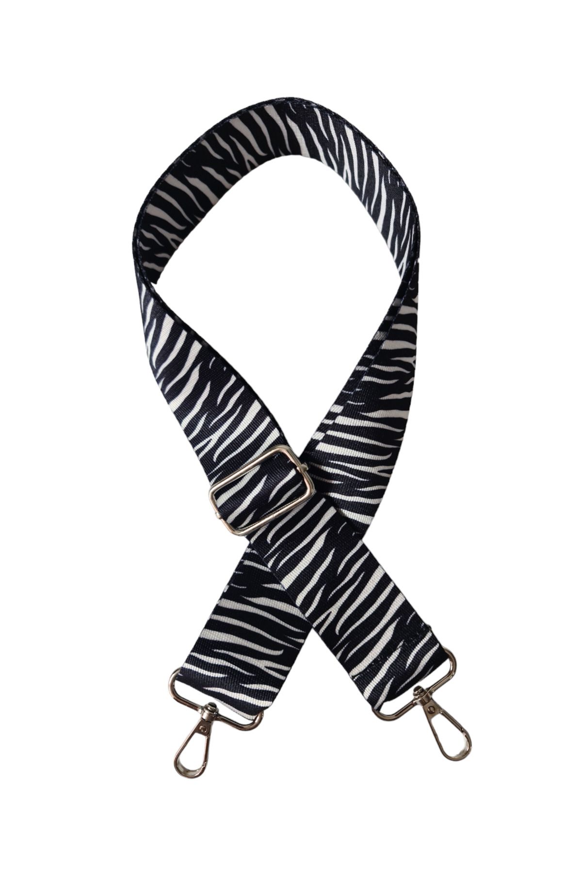 Gloria-Adjustable Polyester Column Bag Handle - Zebra Pattern / 120 cm 1