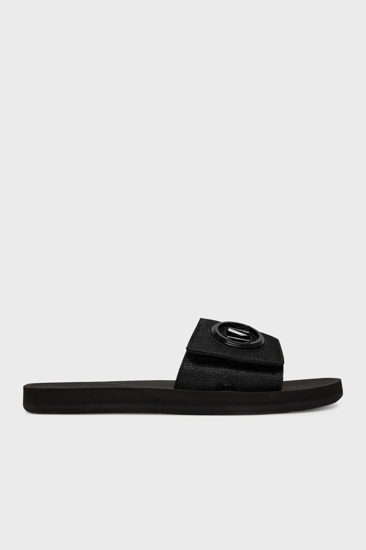 لوگو دمپایی براق 40S4MKFA1D001 دمپایی 40S4MKFA1D 001 Michael Kors