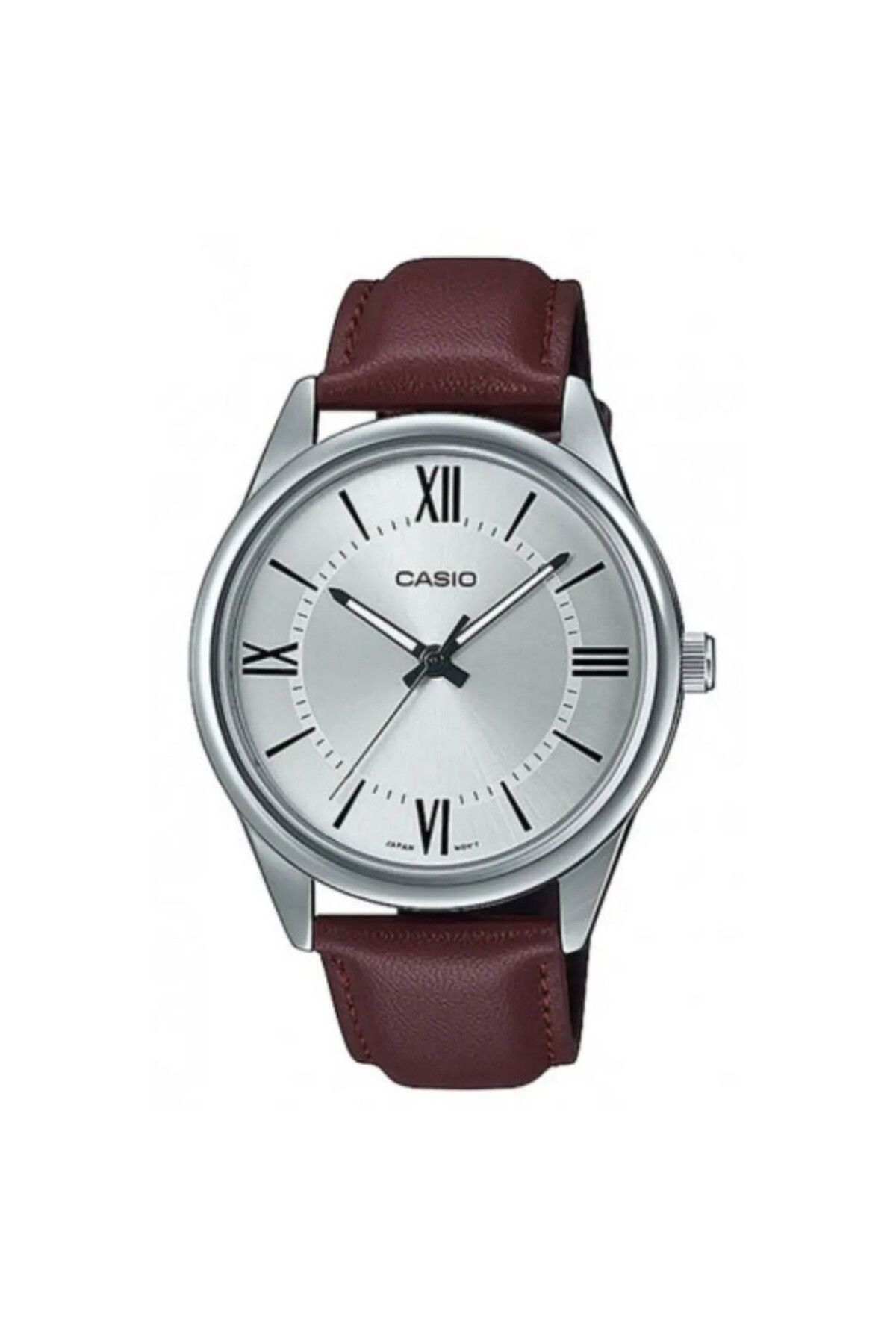 Casio-Casio Men's Analog Leather Watch MTP-V005L-7B5UDF 1