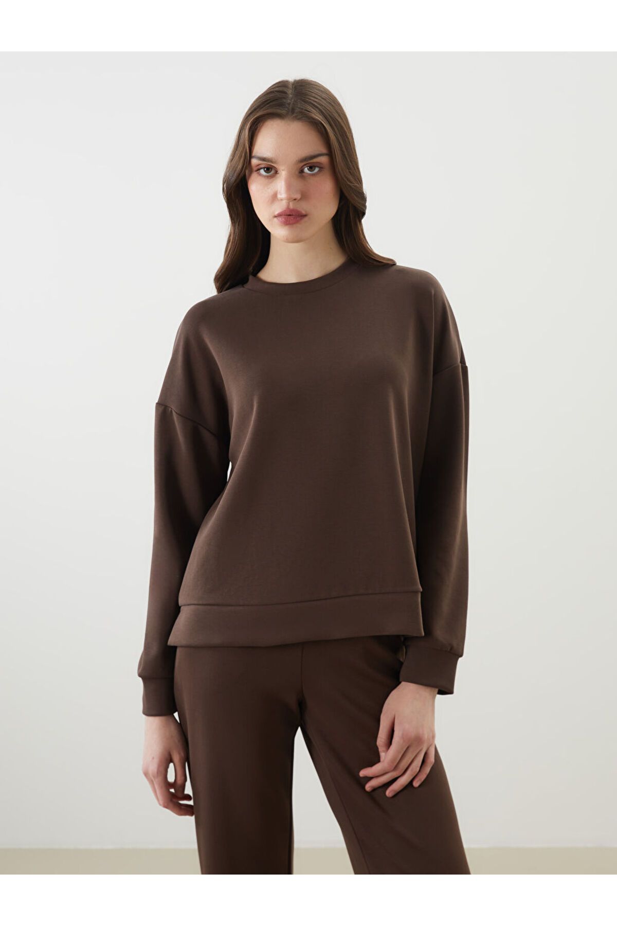 LC Waikiki Oversize Modal Karışımlı Kadın Sweatshirt