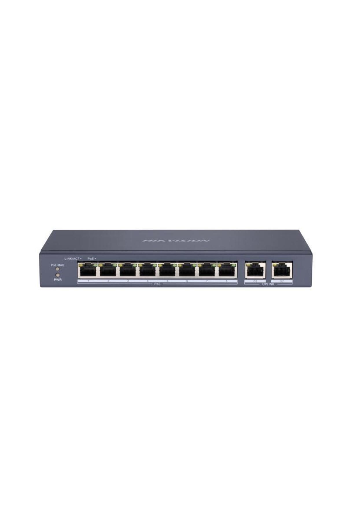 Hikvision Ds-3e310p-e/m(B) 8 Port Poe (80W) 10/100mbps 2ge Uplink Switch