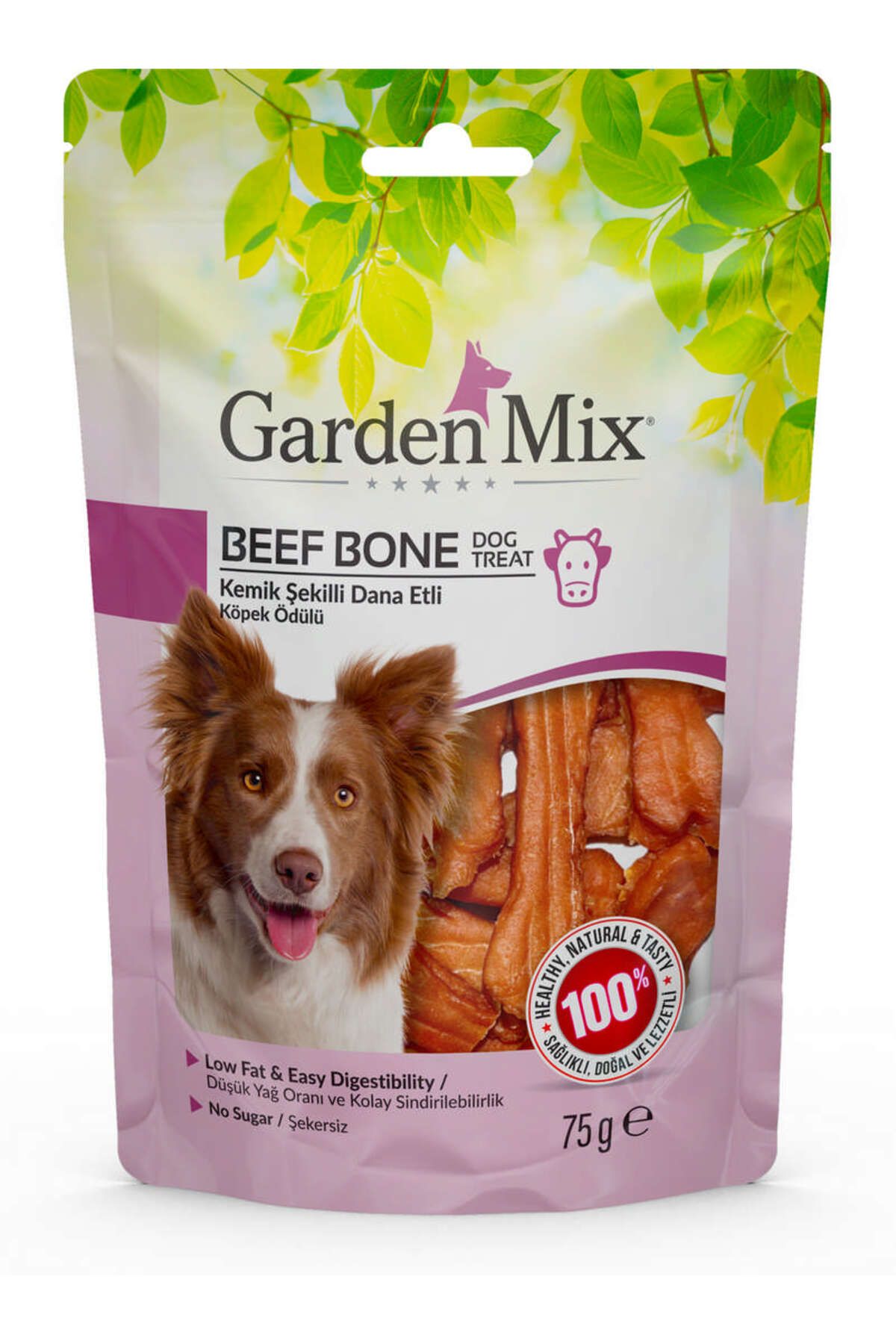 Gardenmix Garden Mix Kemik Şekilli Dana Etli Köpek Ödülü 75 75 Gr YKTSN