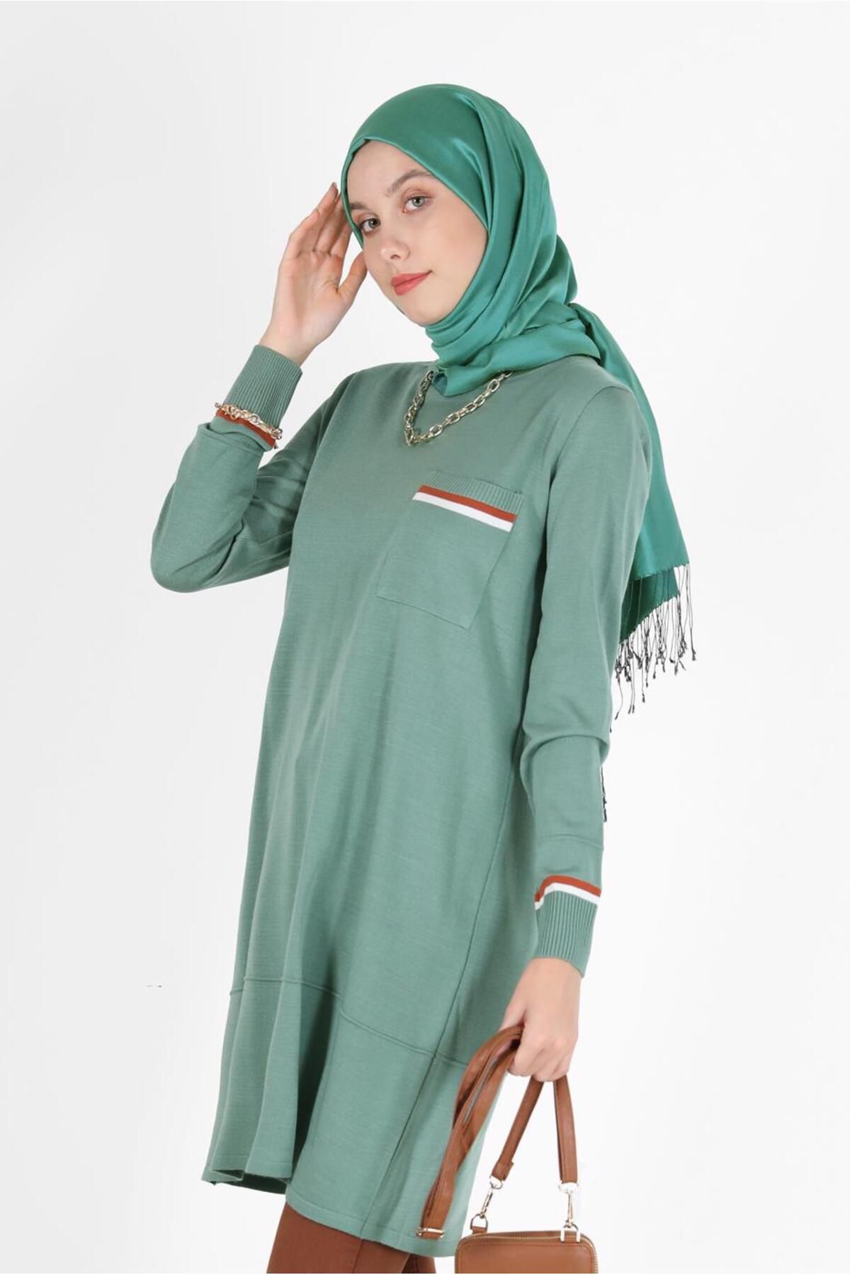 تونیک بافتنی جیبی 42013 Alvina