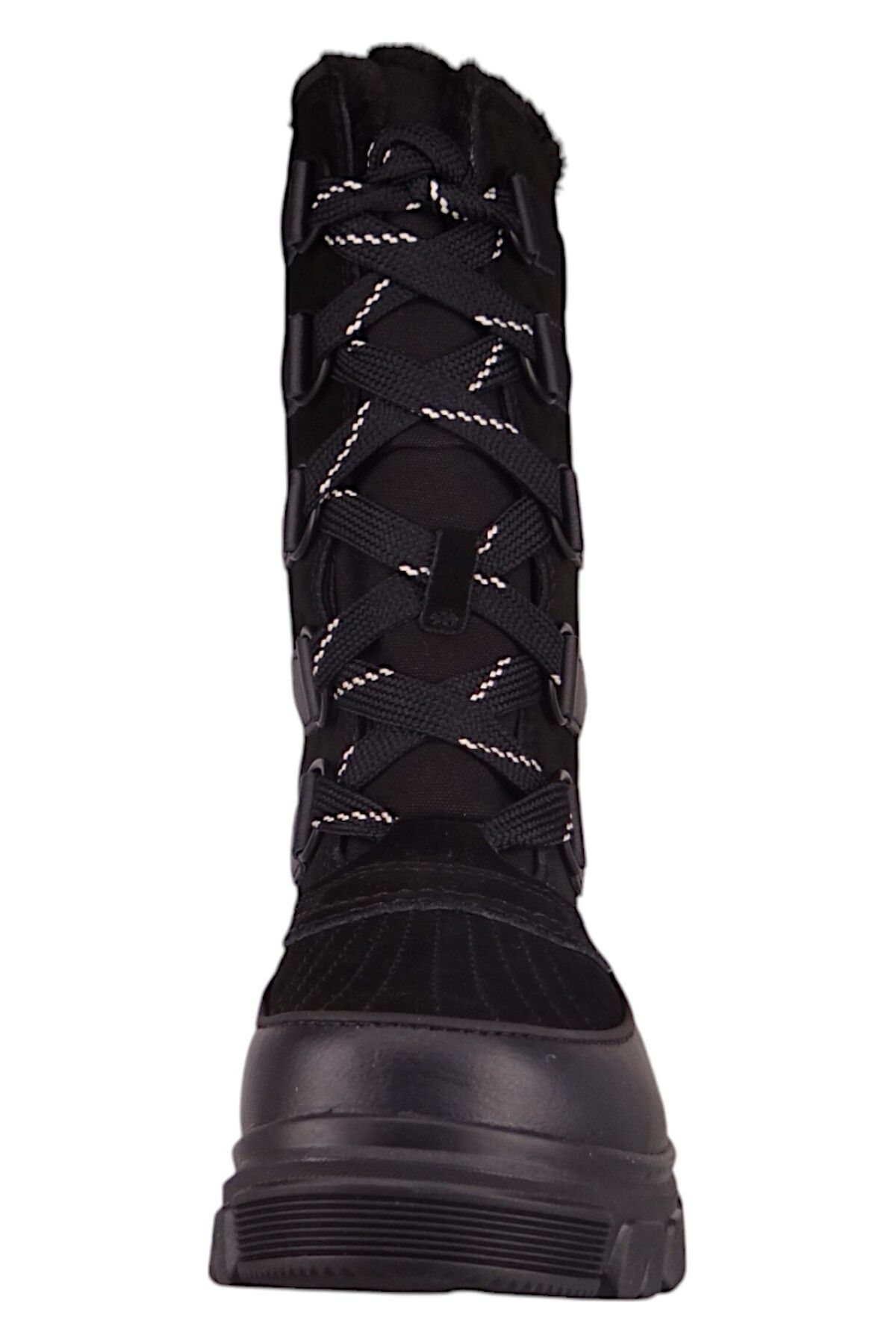 Sorel-Damen Stiefel Stiefel Winterschuhe Torino V Tall 2106691 Schwarz 010 Black Natural Leder/Synthetik 6