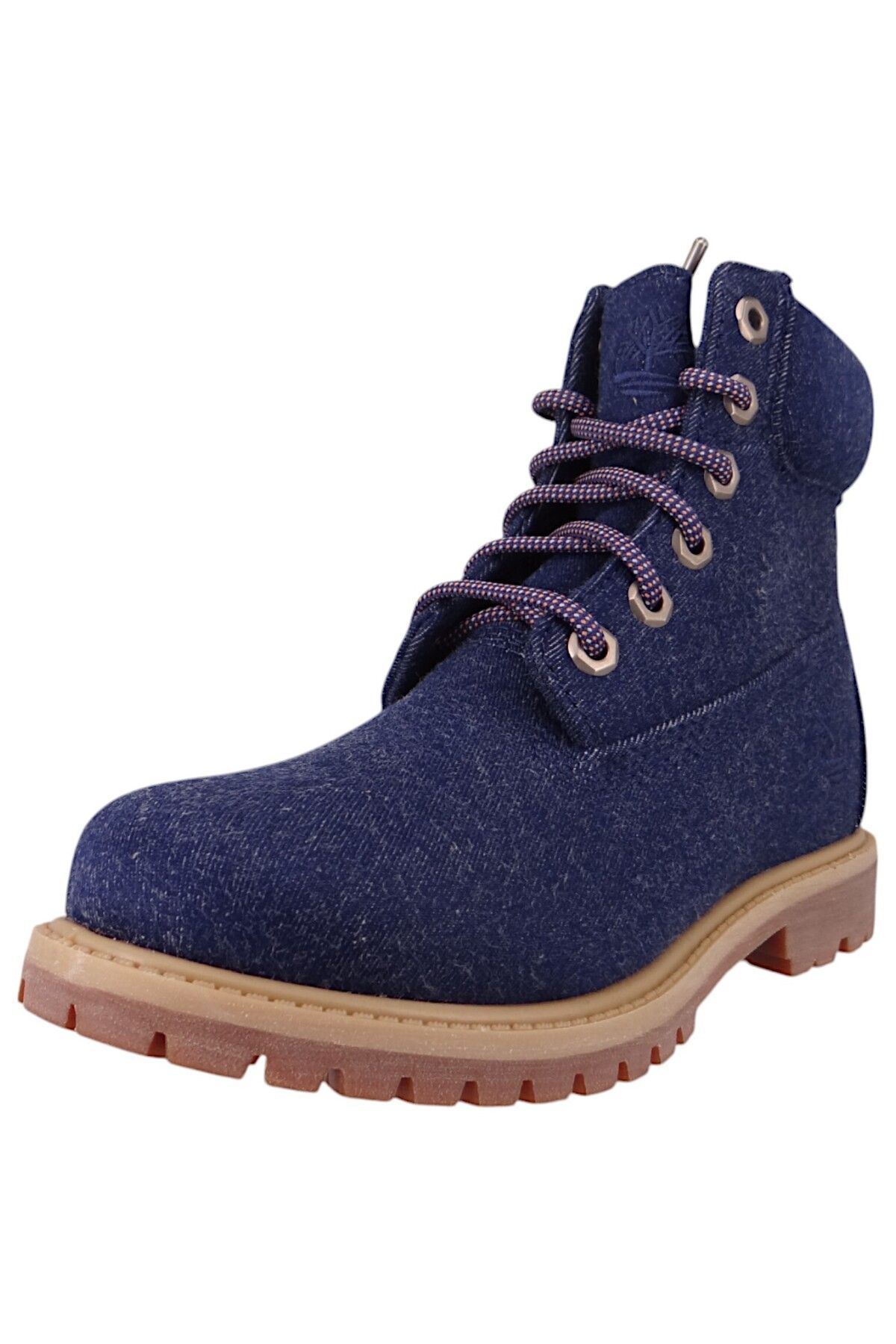 Timberland-Damen Elegante Stiefel Stiefel Winterschuhe Premium Warm Gefüttert Tb0a2pj6ep4 Blau Dark Blue Lede 2