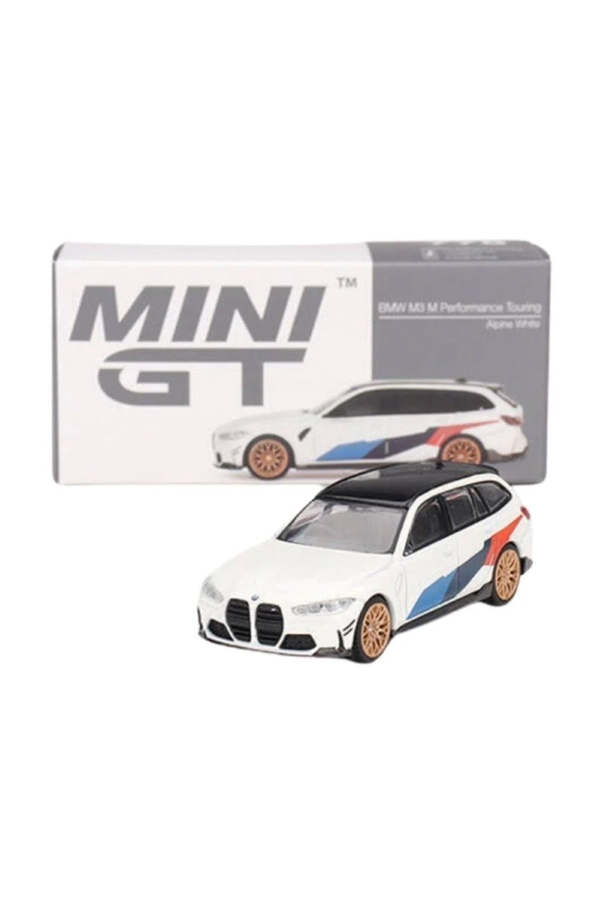 mini gt 1:64 BMW M3 M Performance Touring Alpine White - Fiyatı