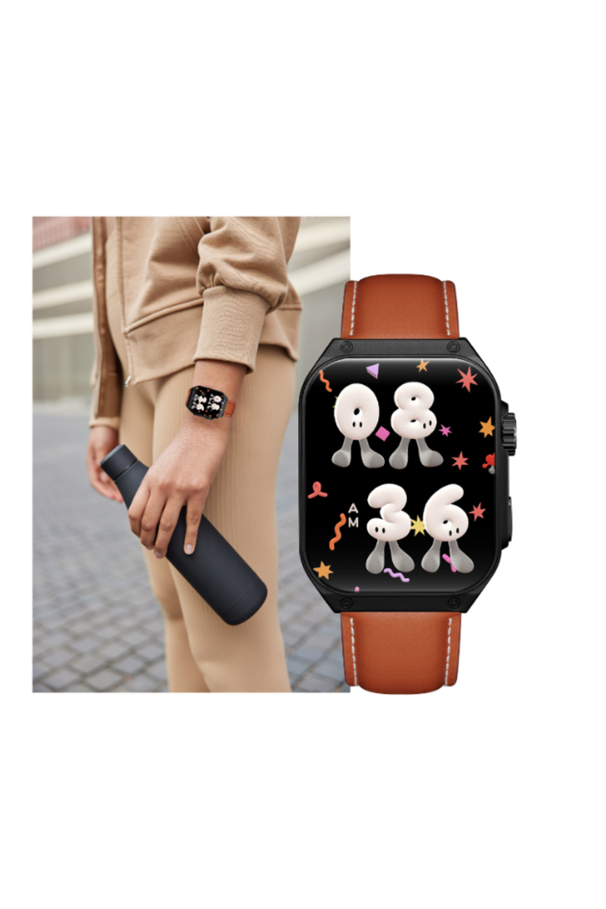 Kenneth Scott-Unisex Smart Multi Color Dial Watch - KCRV10-XSBBE 6