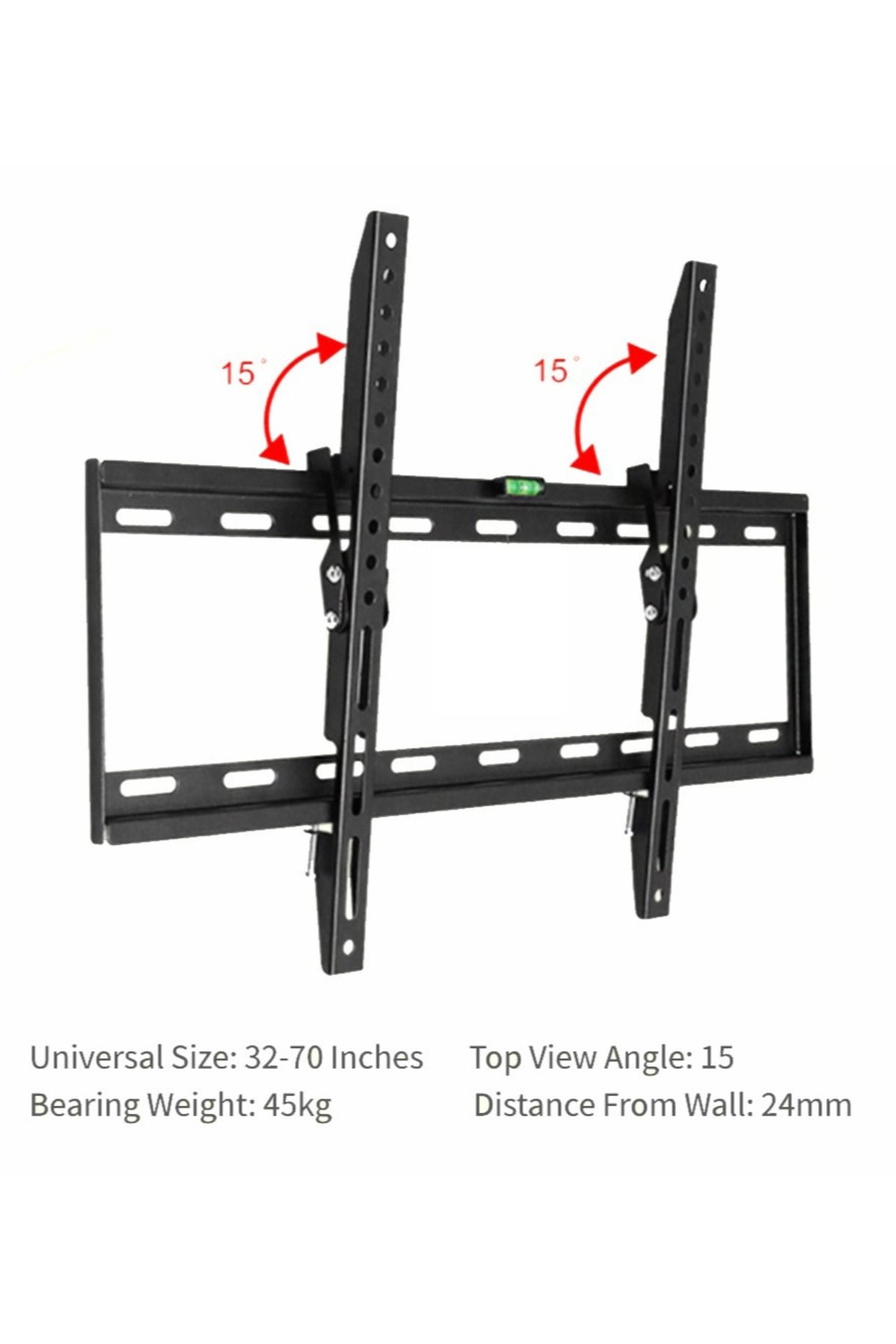 FlashHawk-Heavy-Duty TV Wall Mount Bracket for 32-70 Inch Screens, 45KG Load Capacity 6