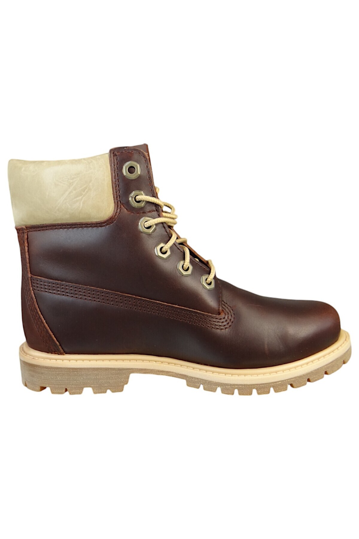 Timberland-Damen Elegante Stiefel Stiefel Winterschuhe Premium Gefüttert Tb0a2hr8eiw Braun Burgundy Full Grai 6