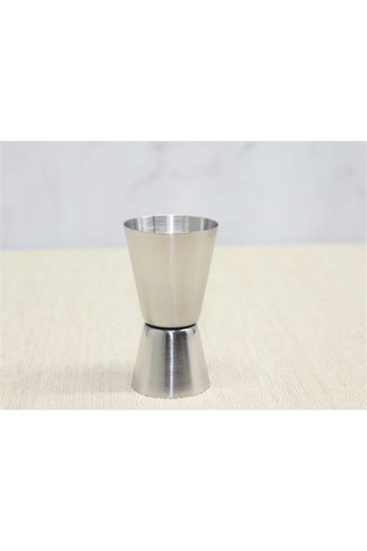 Mu Art Ahşap Paslanmaz Çelik Kokteyl Bar Ölçeği 25/50 Ml
