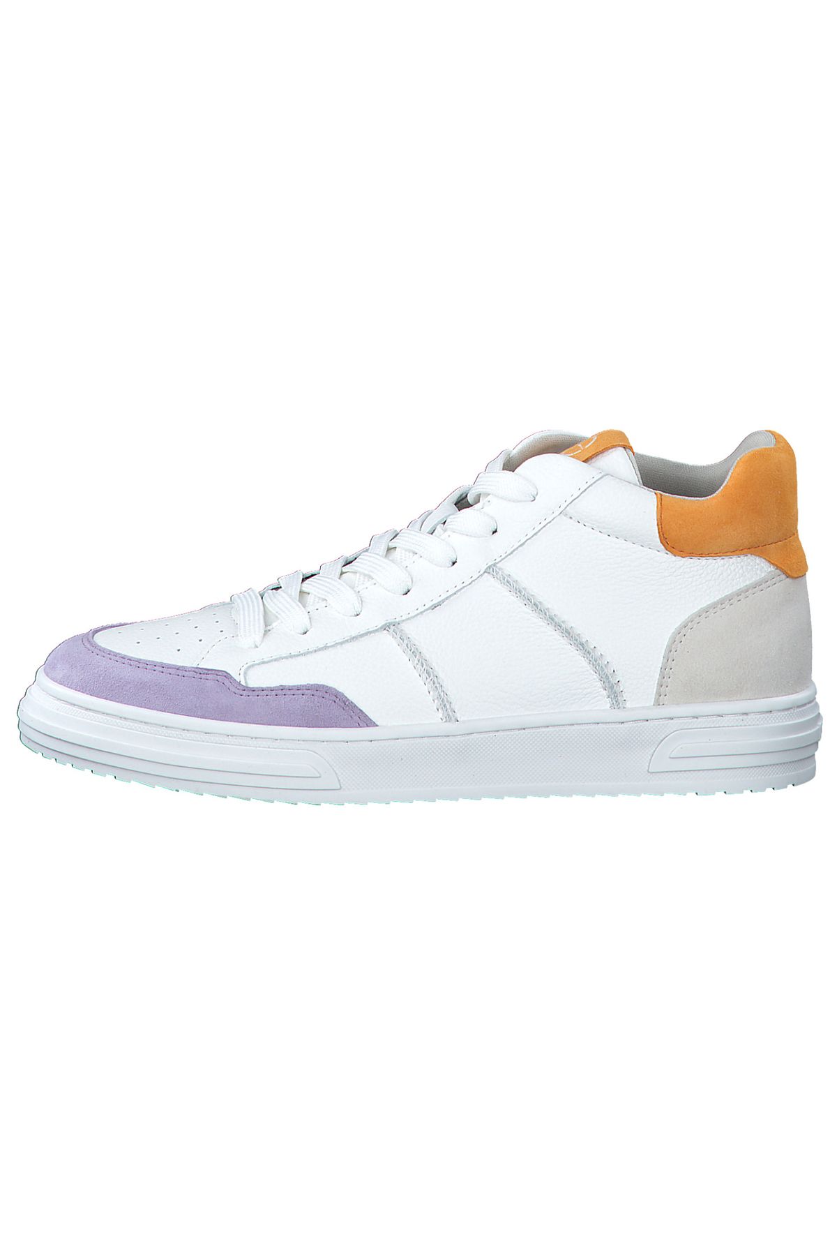 Tamaris-Damen Low Sneaker Low Top 1-25217-42 Weiß 197 White comb Leder mit Removable Sock 3