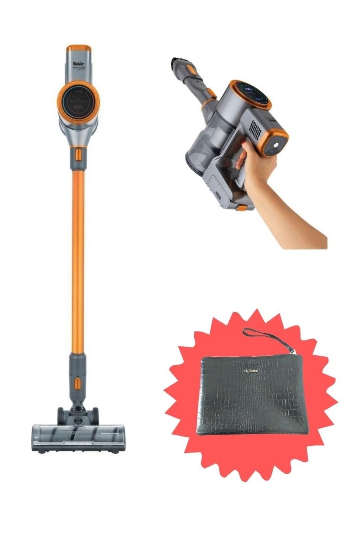 ‪@veve_army_2525 ‬ Fakir Inovator X 7269 25.9 V Dikey Şarjlı Süpürge Divarese Clutch