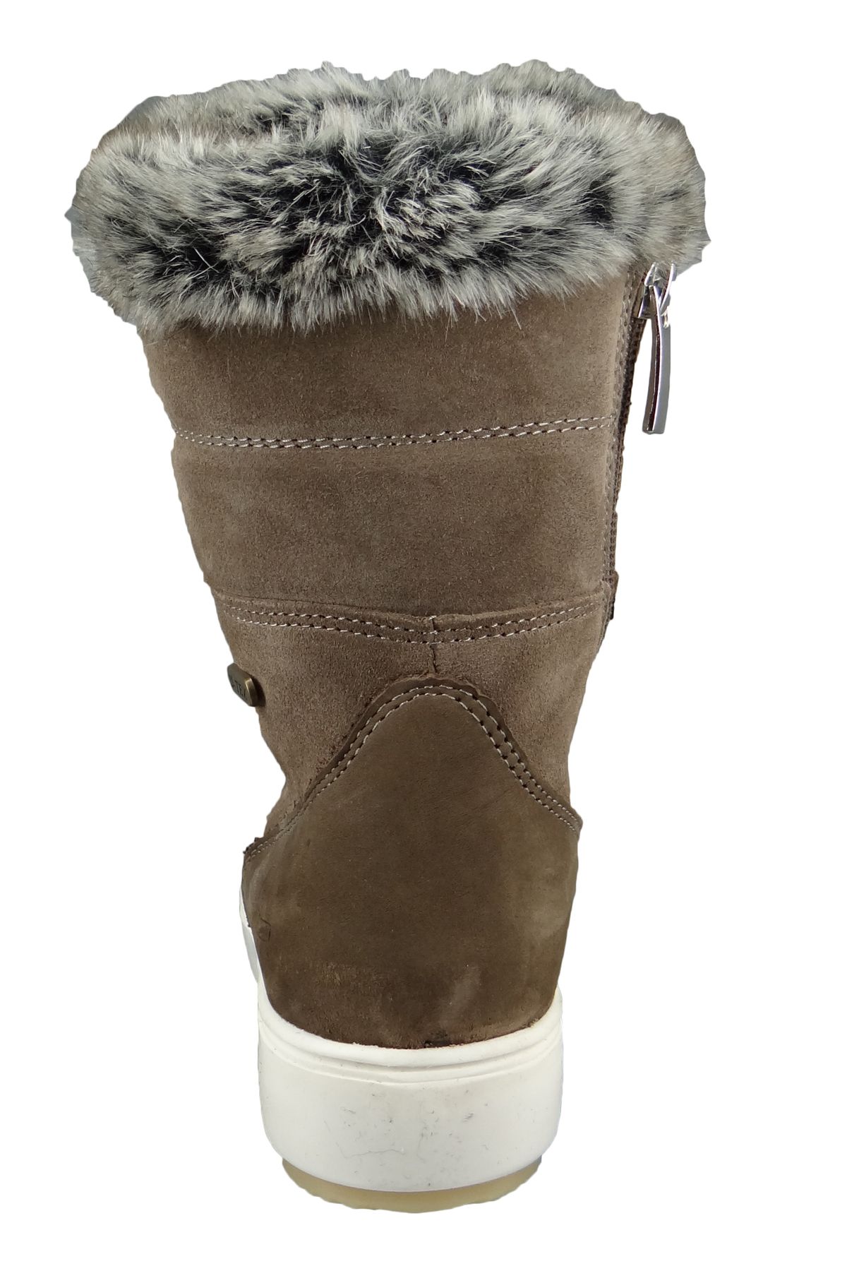 LACKNER-Damen Winterstiefel Stiefel Wanderschuhe Winterschuhe Daisy L&#39;s TX 7842 Grau Taupe Leder 4