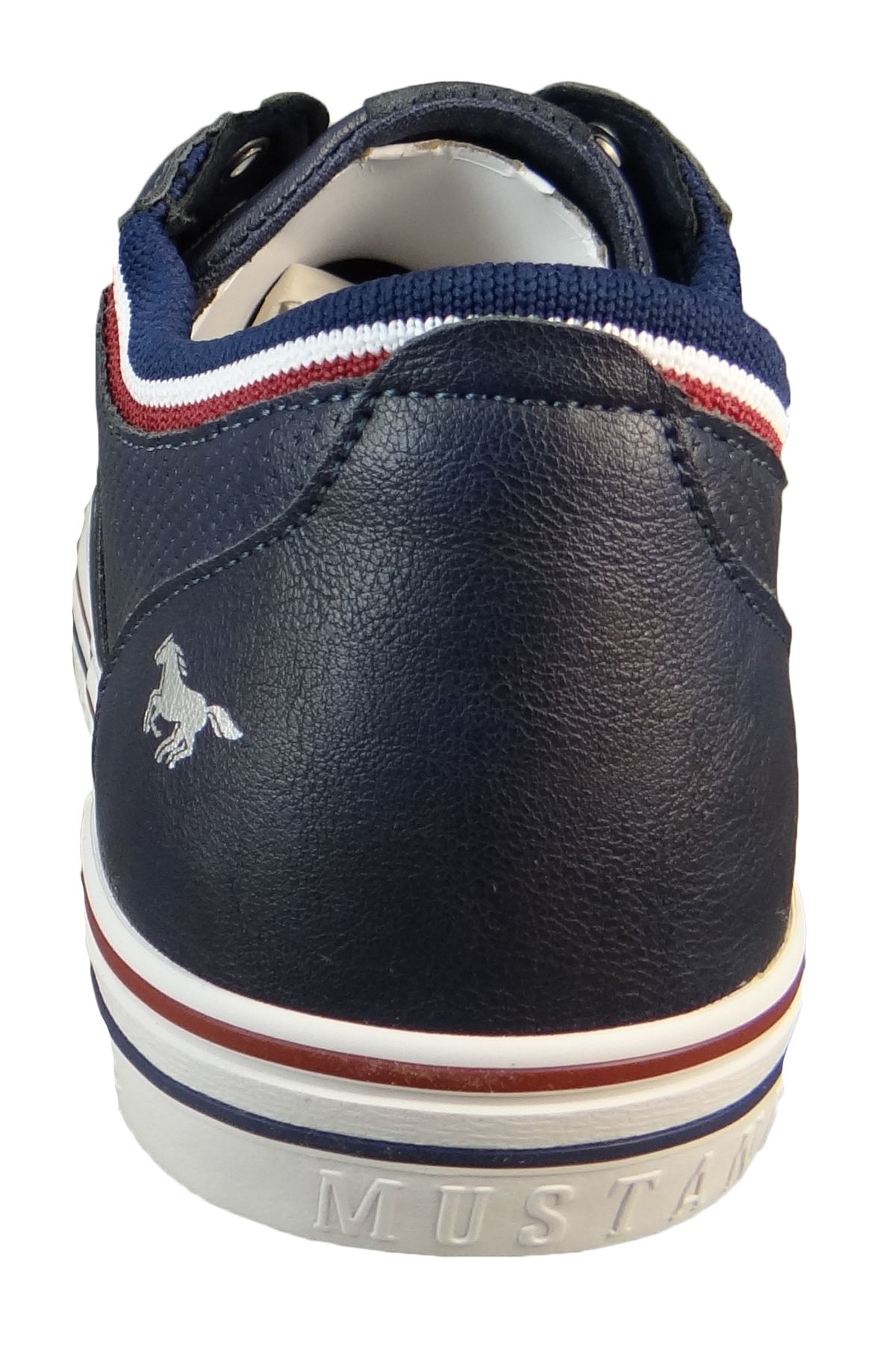 Mustang-Herren Low Sneaker Low Top 4147309 Blau 820 Navy Kunstleder 4