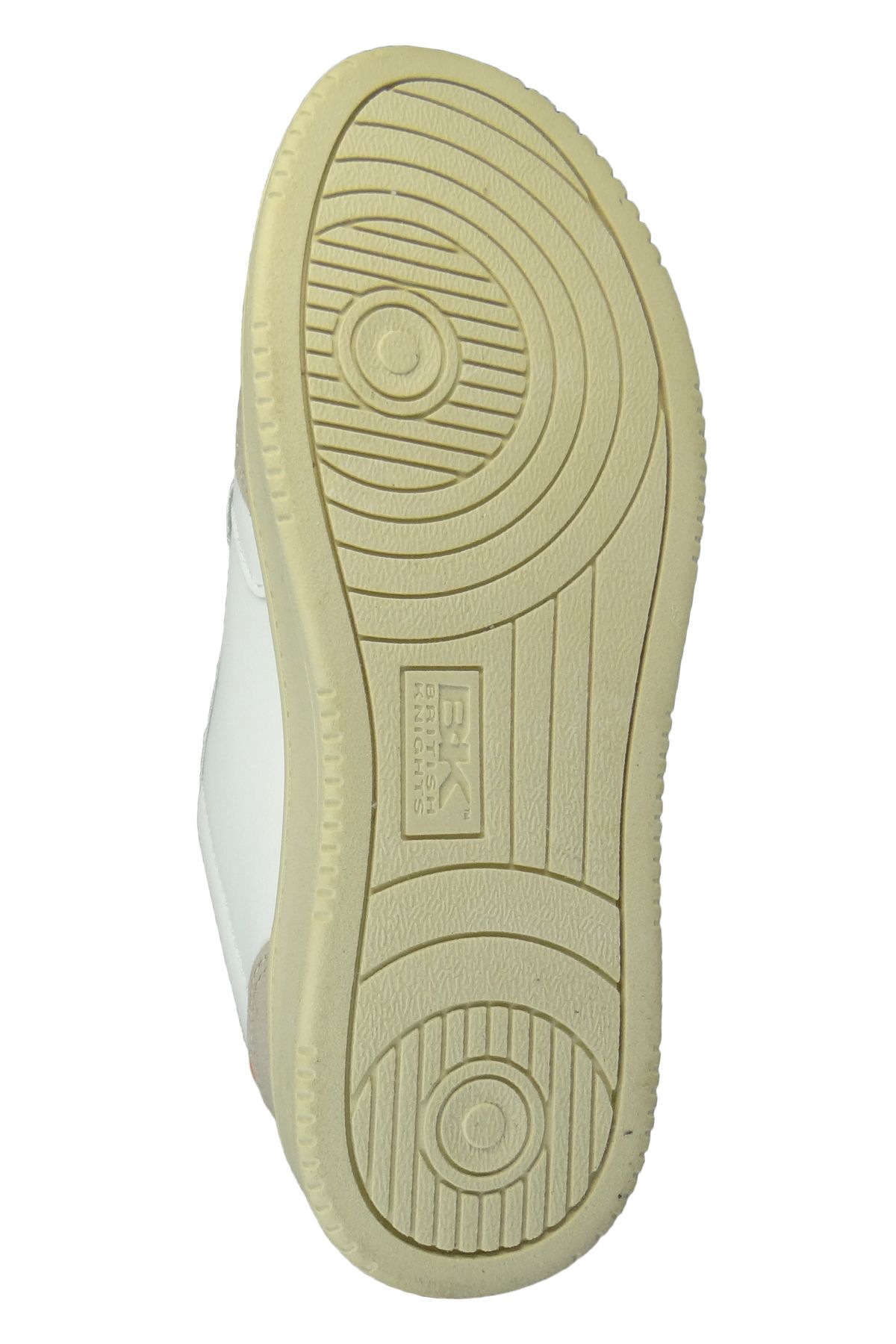 British Knights-Damen Low Sneaker Noors Low Top B48-3632 Weiß 02 White/Neon Orange Kunstleder 7