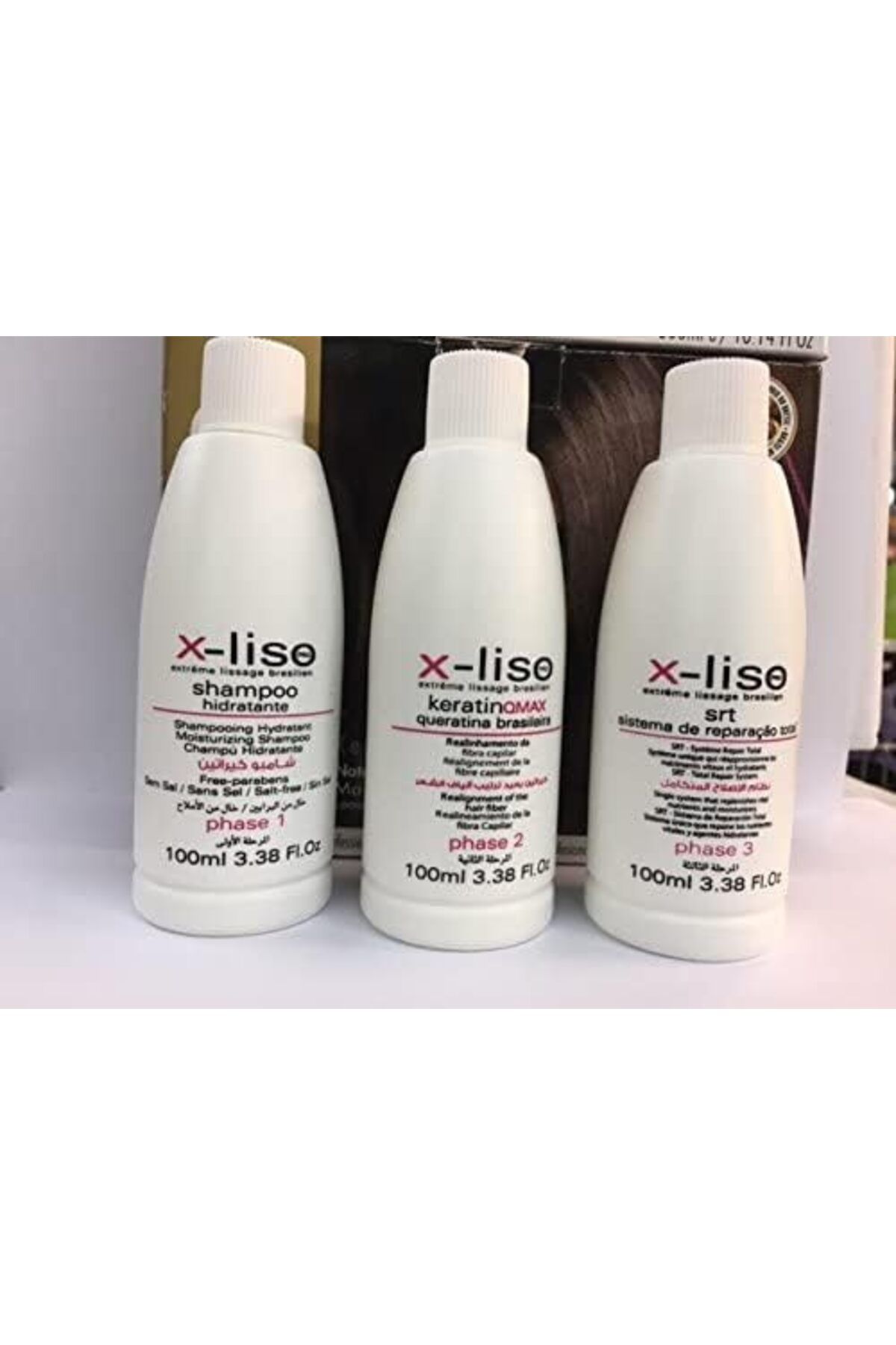 X-Liso-مجموعة الكيراتين الاحترافية، 3 × 100 مل 8
