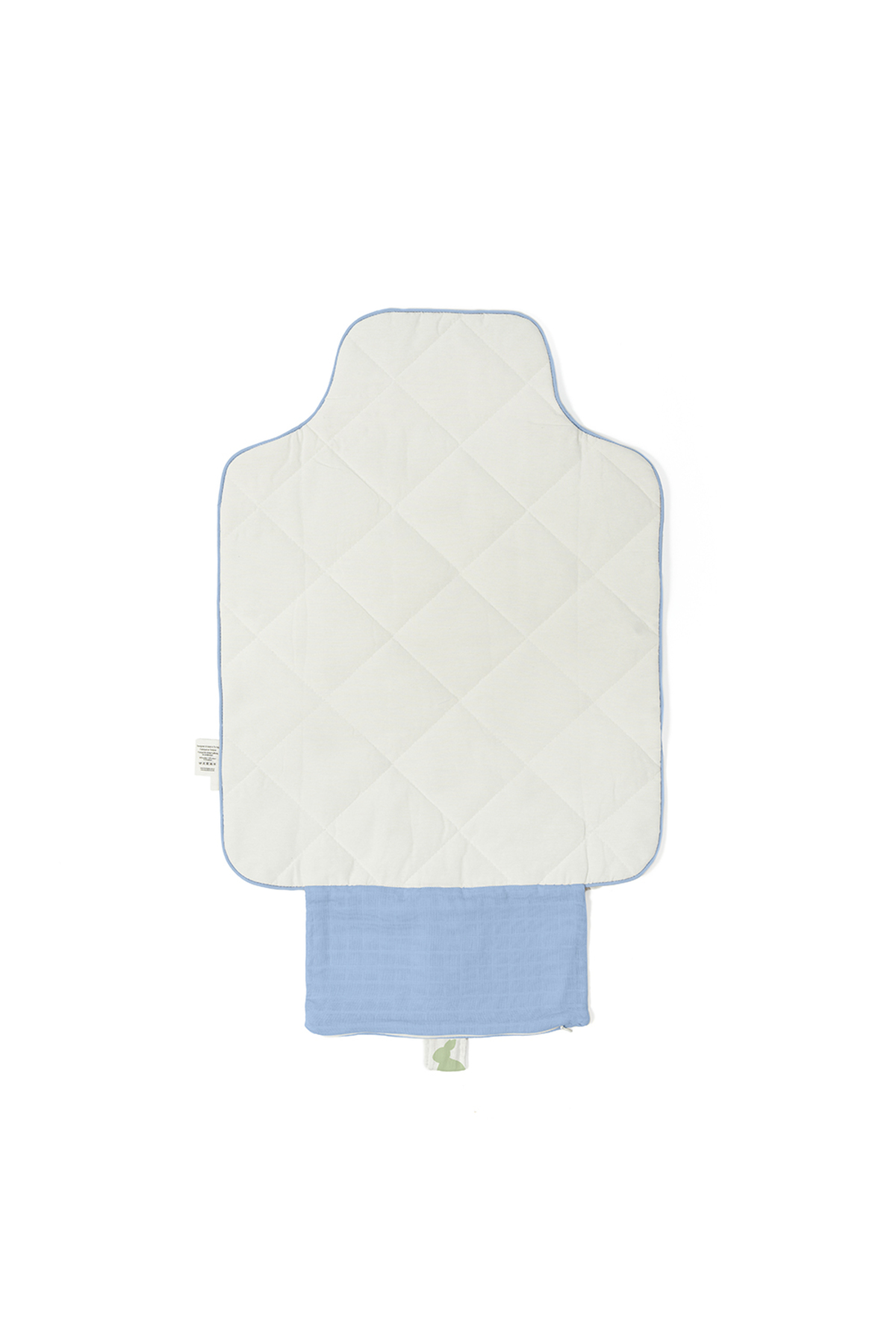 Deux Lapins %100 Pamuk Pratik Alt Değiştirme Matı - Rainbow Lapin Blue fotoğrafı 4 (önizleme)