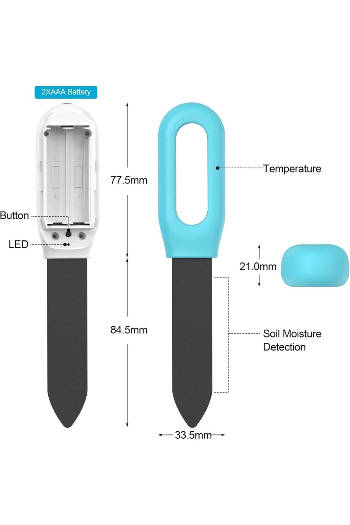 Choice-Bluetooth Version Zigbee/bt Smart Soil Tester Bluetooth Humidity Temperature Moisture Sensor Mobile 4