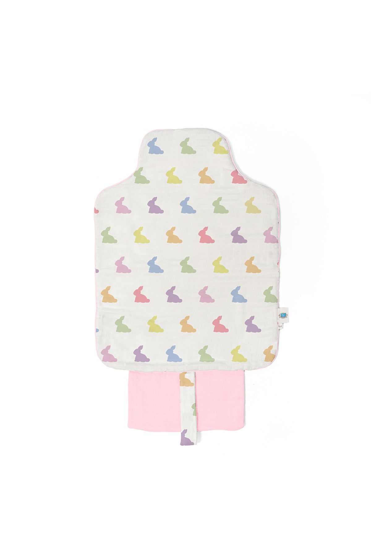 DEUX LAPINS-Rainbow Lapin Pink Polyester Practical Changing Mat 3
