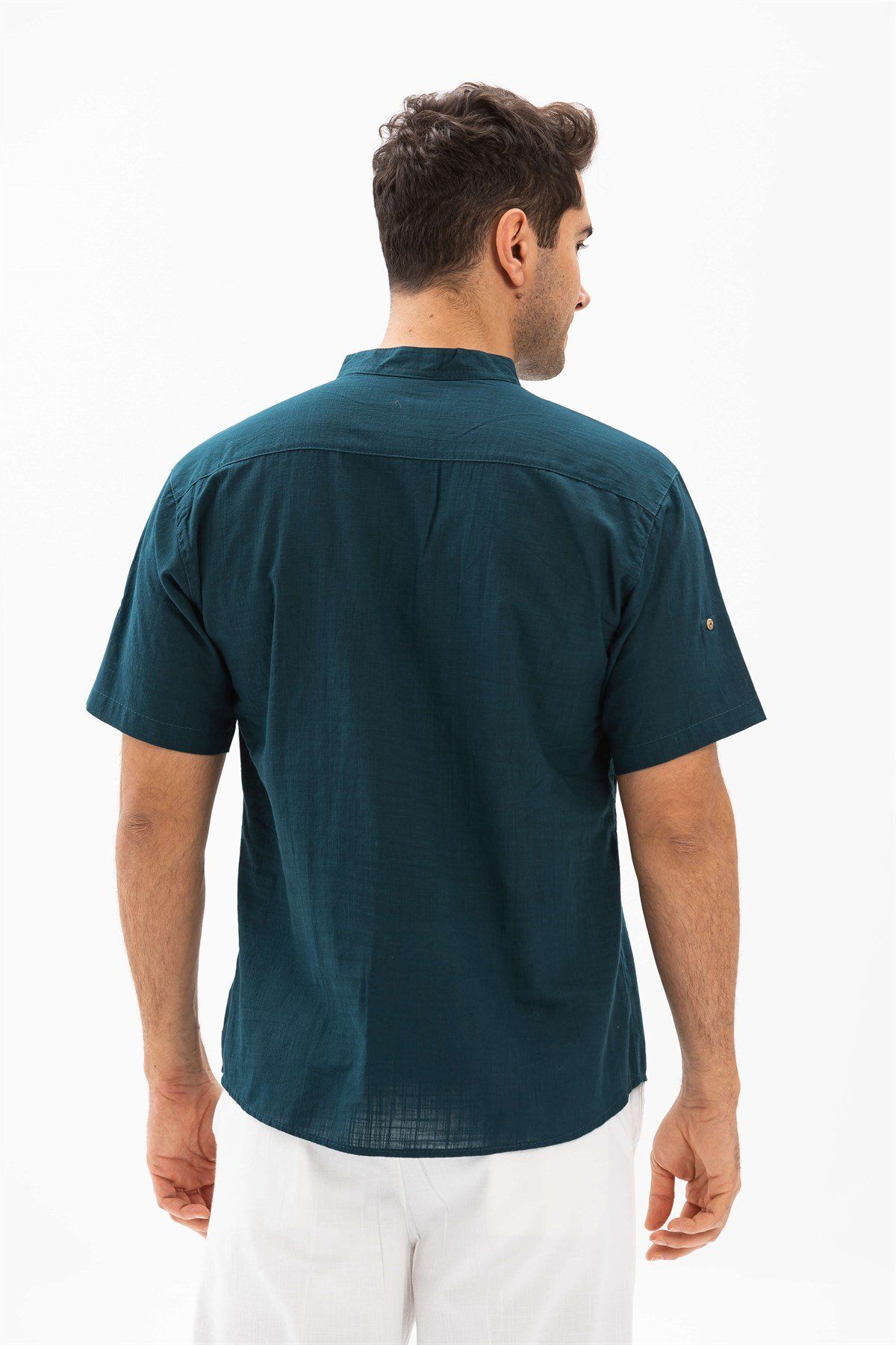 Eliş Şile Bezi-Men's Summan T-Shirt Half Burning Clism 3069 2