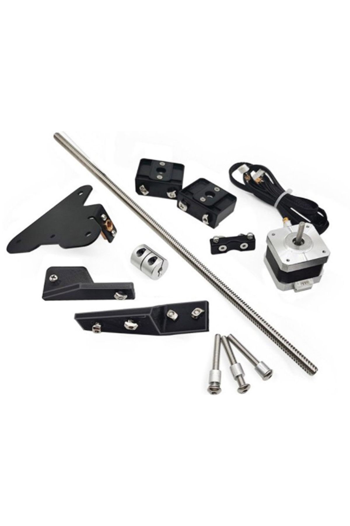 Lzjsee-Ender 3 Dual Z axis Upgrade Kit with Stepper Motor Lead Screw, Dual Z-axis Upgrades Kit for Ender... 1