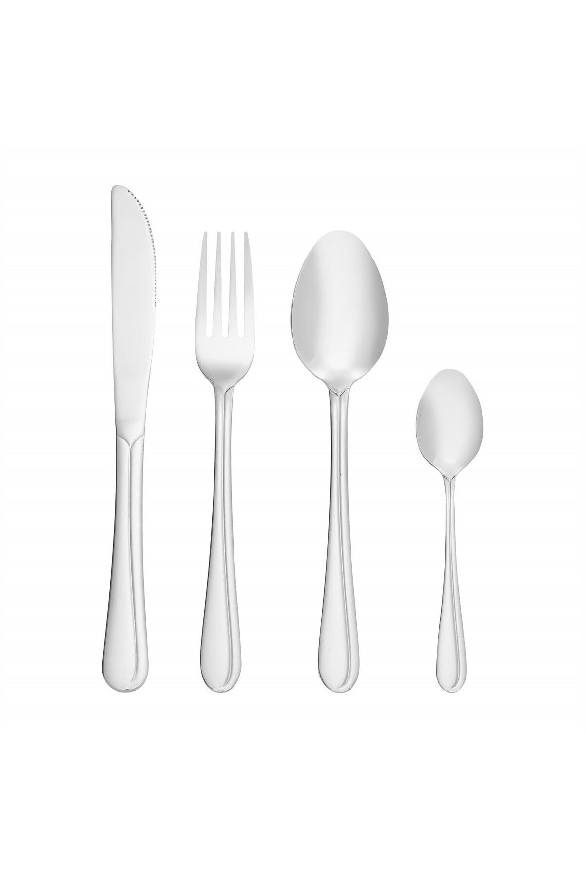 Ambition Set Tacamuri Inox, 24 Piese, 6 Persoane, Capri - One Size