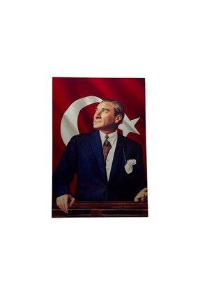 Altunpars Ahşap üzeri Canlı Renkler ATATÜRK Baskısı