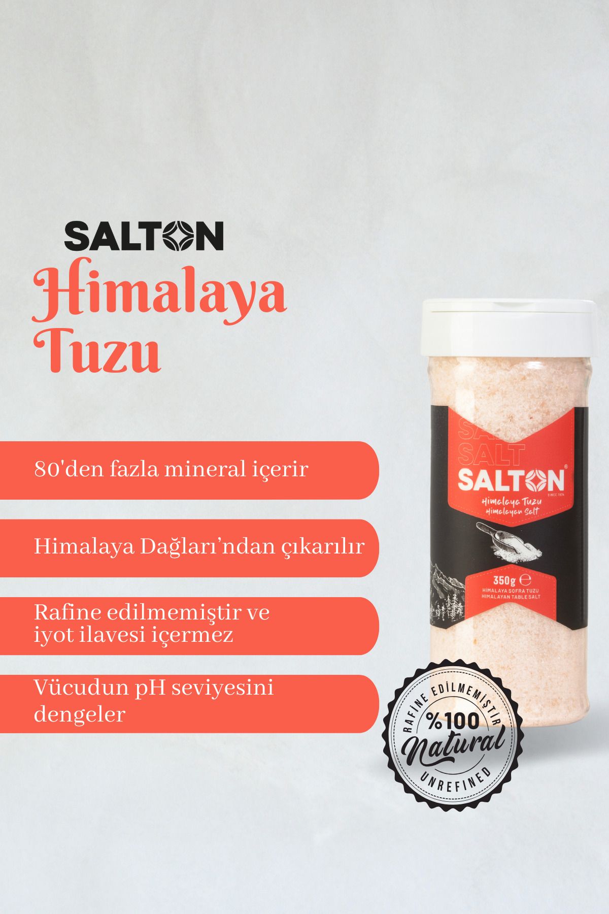 SALTON SALT Himalaya Tuzu İnce 350GR