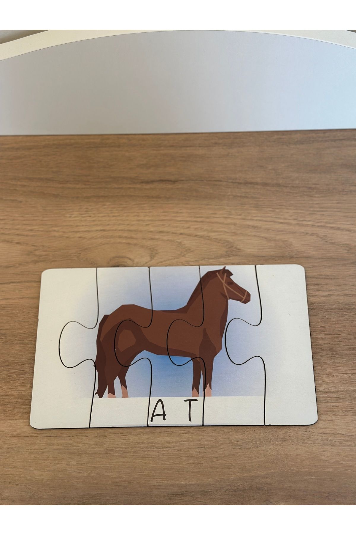 Karter İnovasyon Hayvanlar Öğrenme Eşleme Puzzle Kartı, Puzzle Eğitici Oyuncak, Montessori Eğitim Oyuncak, Motor Zeka fotoğrafı 4 (önizleme)