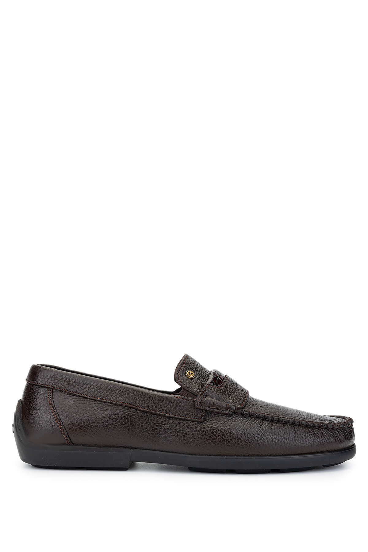 تامر تانجا کفش راحتی مردانه چرم طبیعی قهوه‌ای