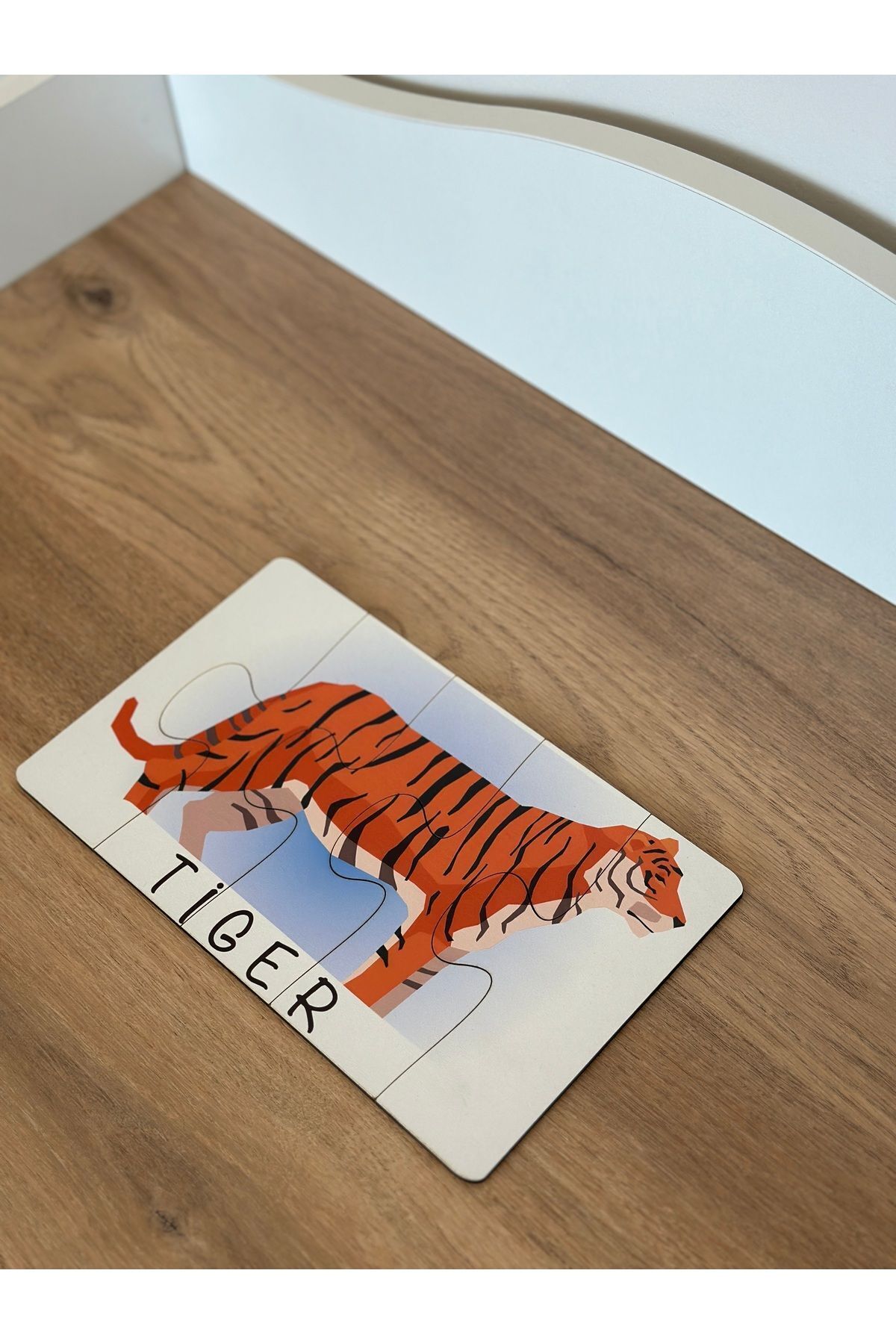 Karter İnovasyon İngilizce Hayvanlar Öğrenme Eşleme Puzzle Kartı, Puzzle Eğitici Oyuncak, Montessori Eğitim Oyuncak fotoğrafı 2 (önizleme)