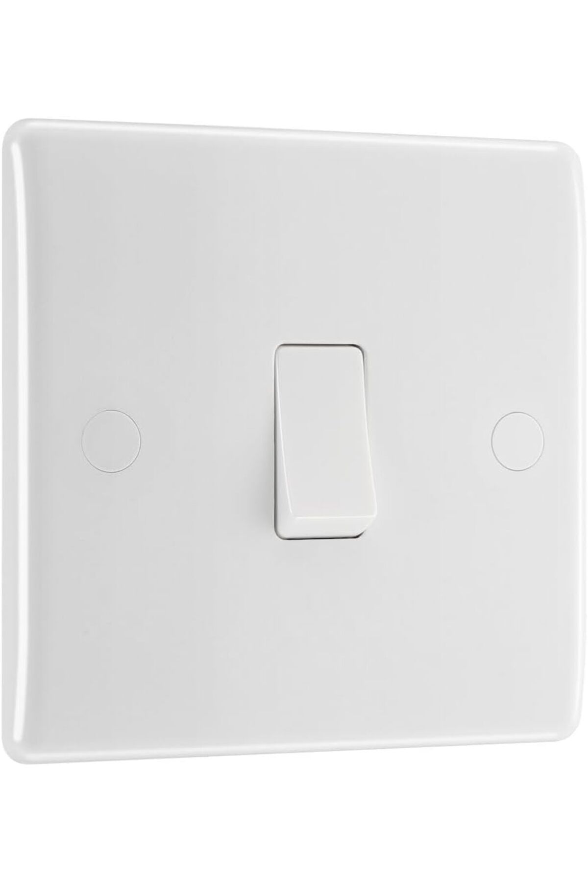 Generic-Modern Single Wall Light Switch White - 10 Amp | Sleek and Modern Design (1 Switch) 1