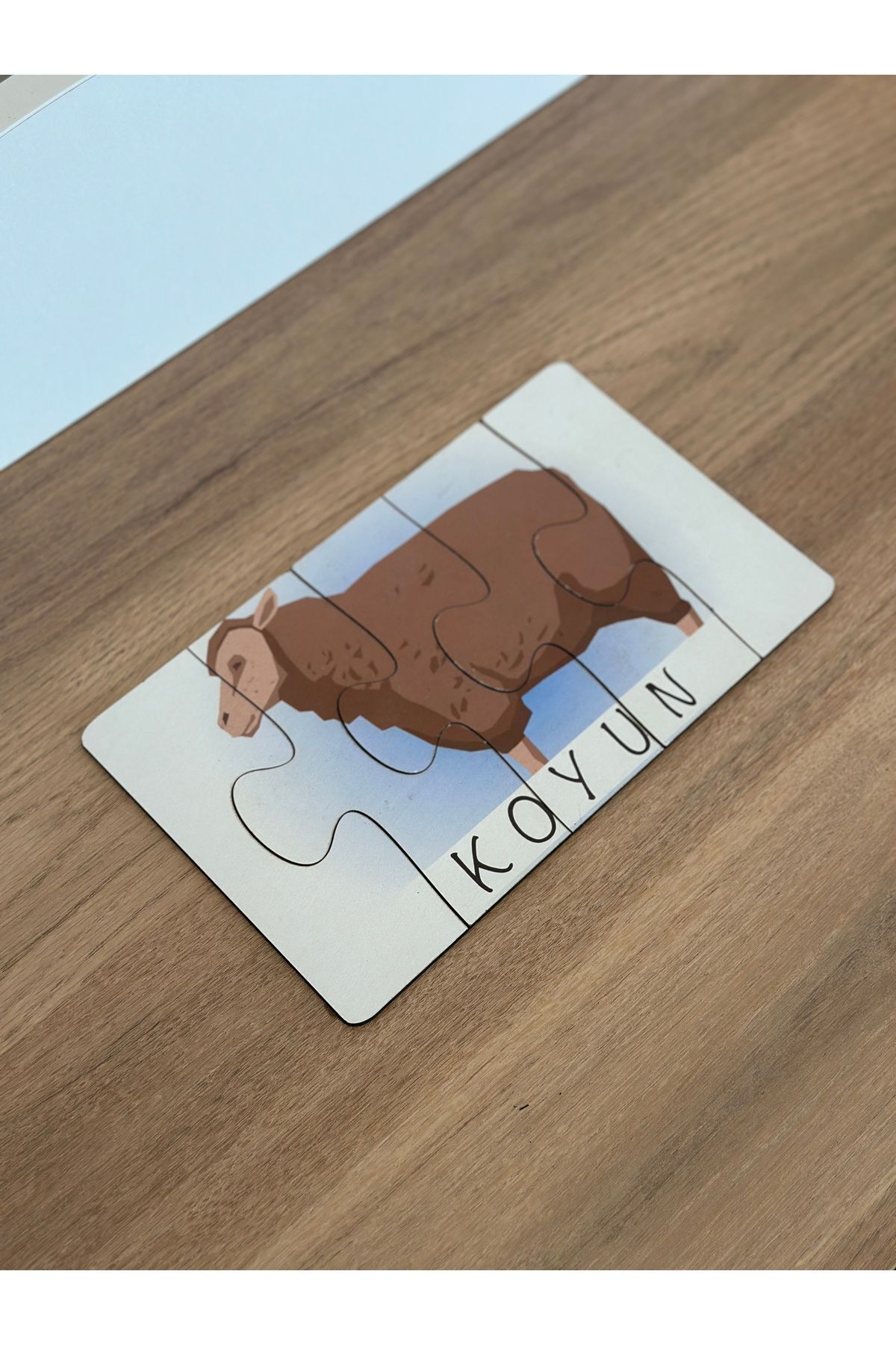 Karter İnovasyon Hayvanlar Öğrenme Eşleme Puzzle Kartı, Puzzle Eğitici Oyuncak, Montessori Eğitim Oyuncak, Motor Zeka fotoğrafı 2 (önizleme)