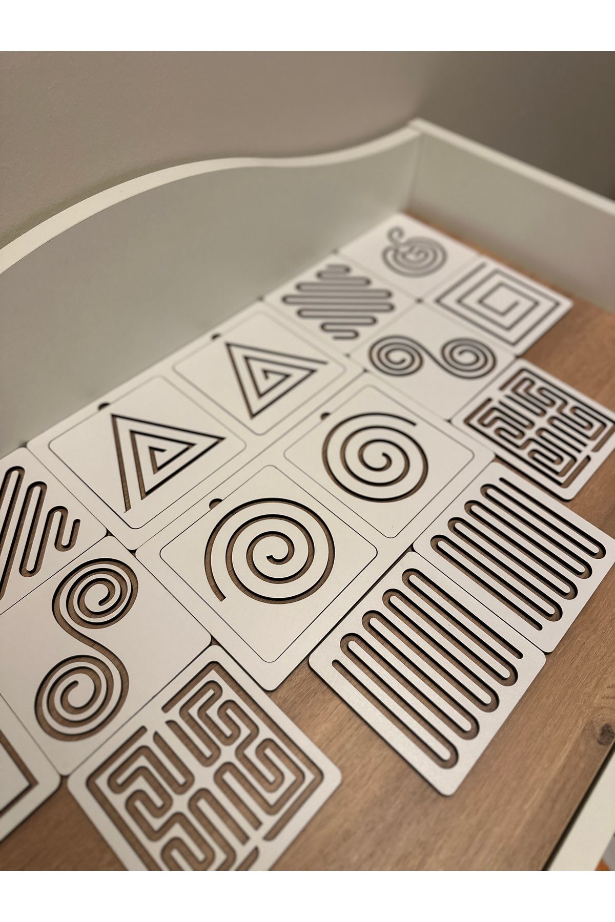 Karter İnovasyon Simetrik Şekiller Çizgi Çalışma Seti, Eğitici Oyuncak, Montessori Eğitim Oyuncak, Motor Zeka Oyun fotoğrafı 3 (önizleme)