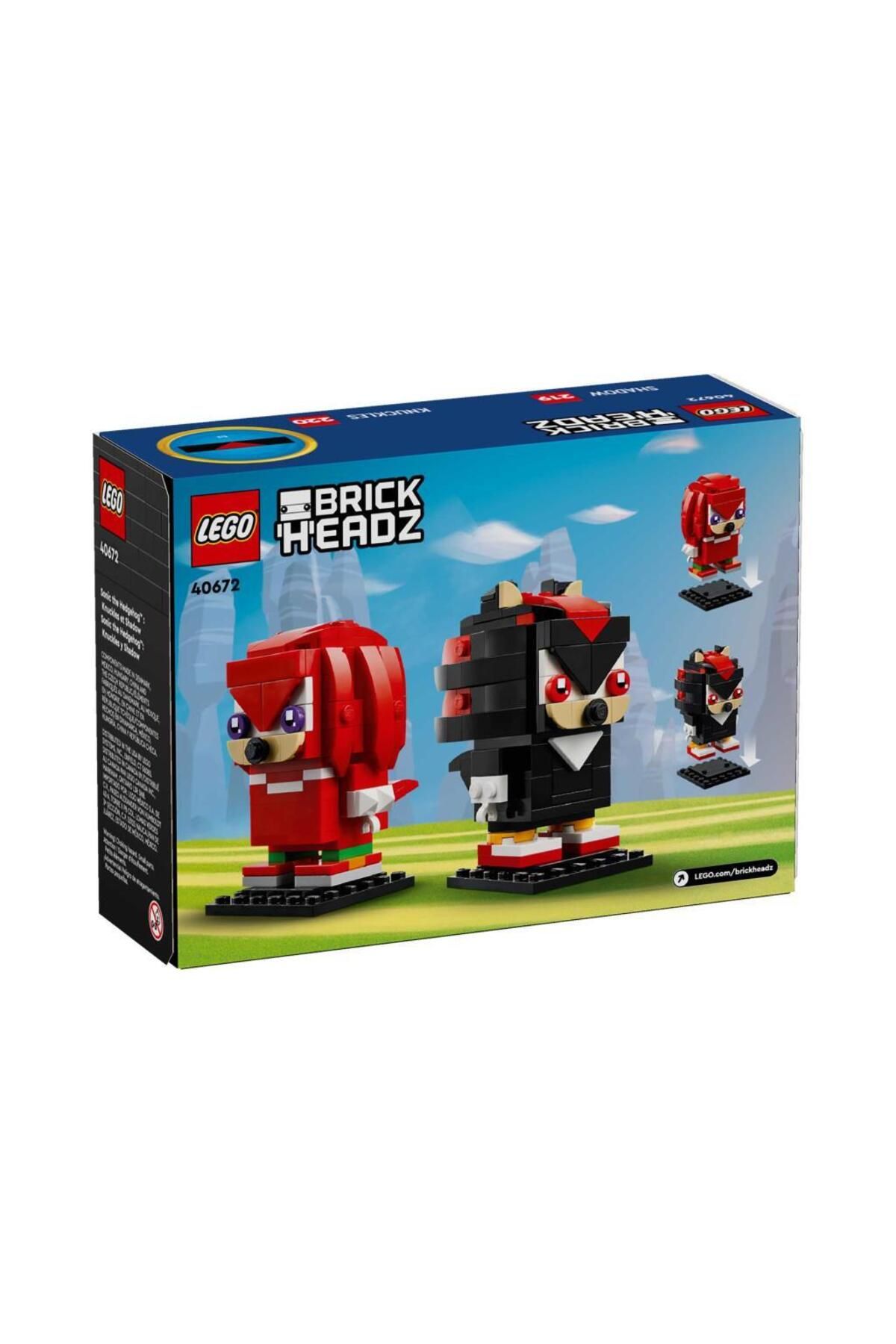 LEGO-BrickHeadz 40672 - Knuckles and Shadow New Model963583 2
