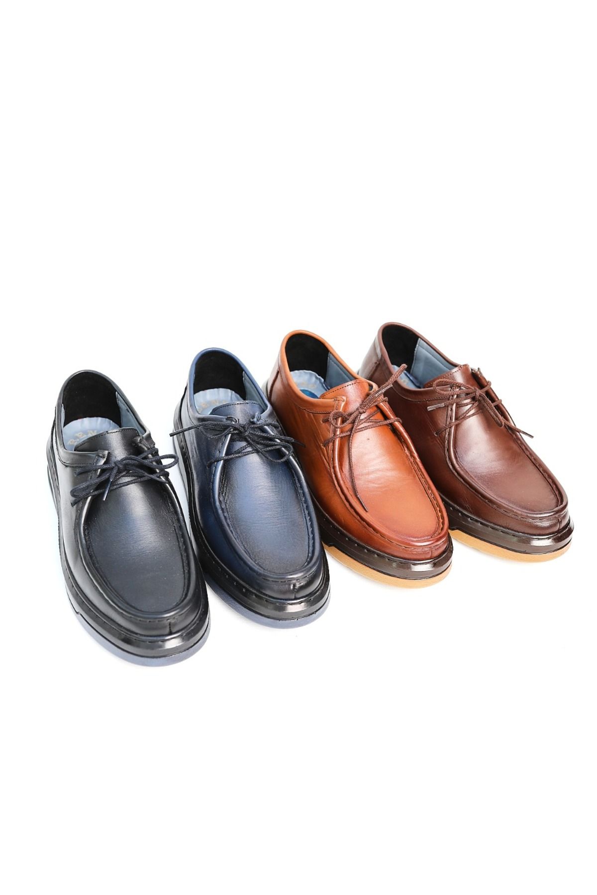 کفش های کژوال مردانه چرمی سیاه ورزشی Greyybull Shoes
