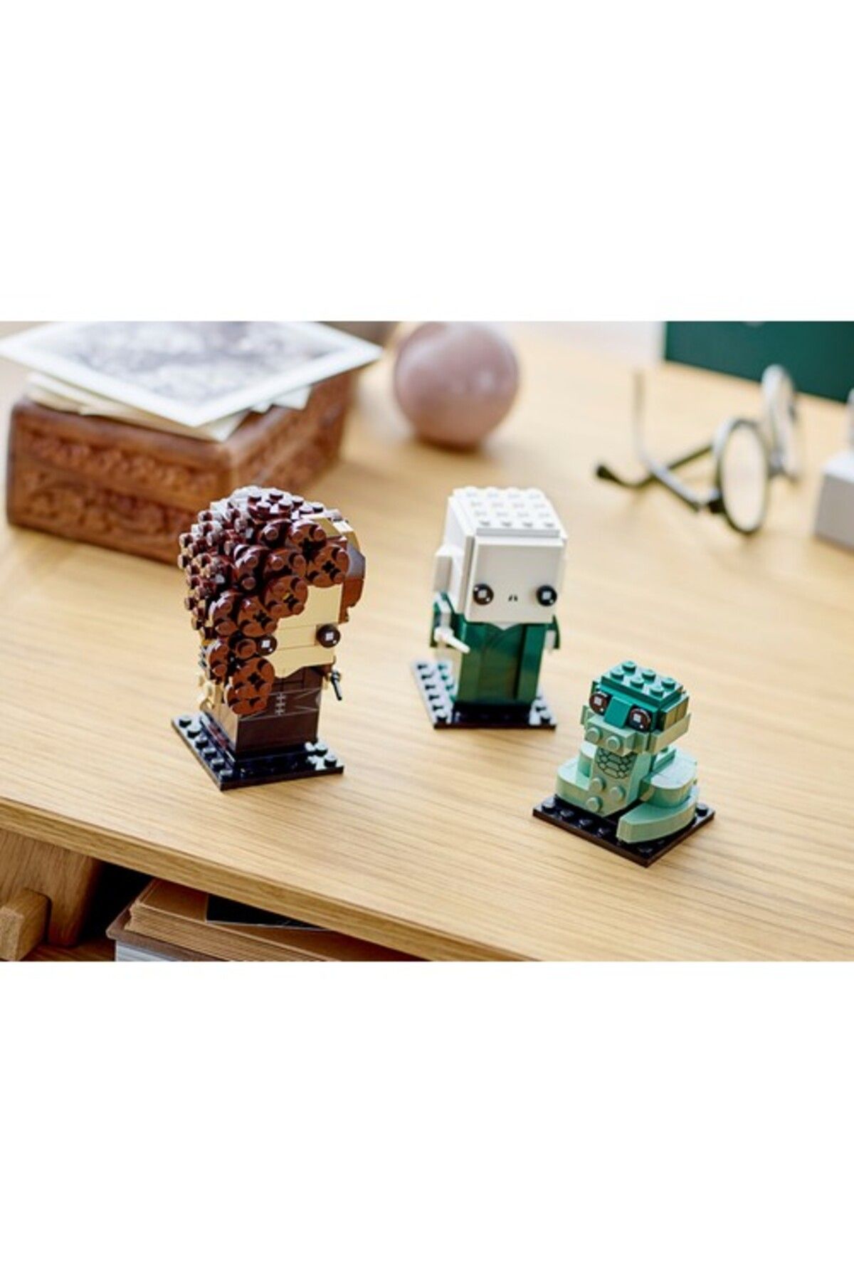 LEGO-Brickheadz 40496 Voldemort ™ - Stretch Set with Nagini and Bellatrix Characters 4