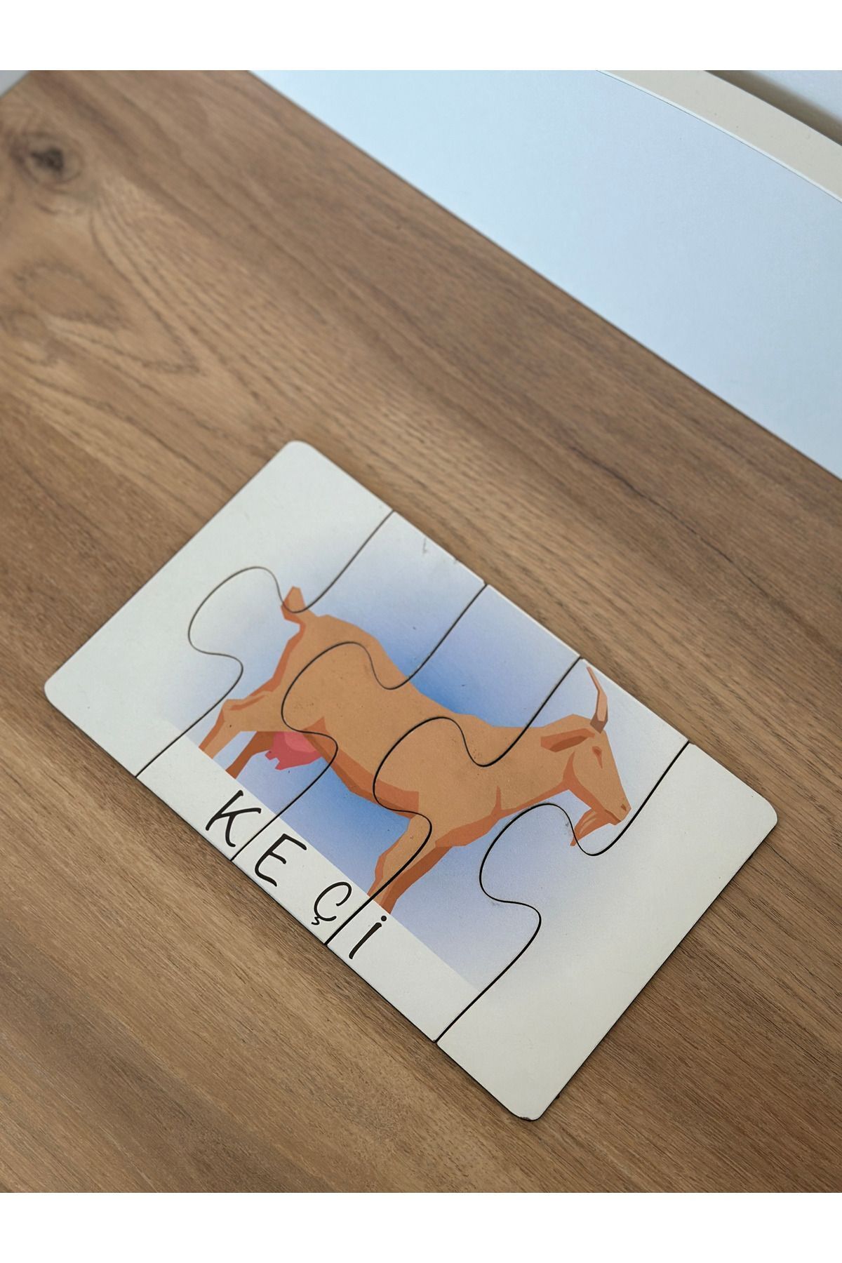 Karter İnovasyon Hayvanlar Öğrenme Eşleme Puzzle Kartı, Puzzle Eğitici Oyuncak, Montessori Eğitim Oyuncak, Motor Zeka fotoğrafı 3 (önizleme)