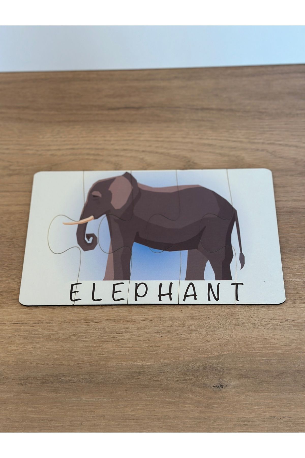 Karter İnovasyon İngilizce Hayvanlar Öğrenme Eşleme Puzzle Kartı, Puzzle Eğitici Oyuncak, Montessori Eğitim Oyuncak fotoğrafı 3 (önizleme)