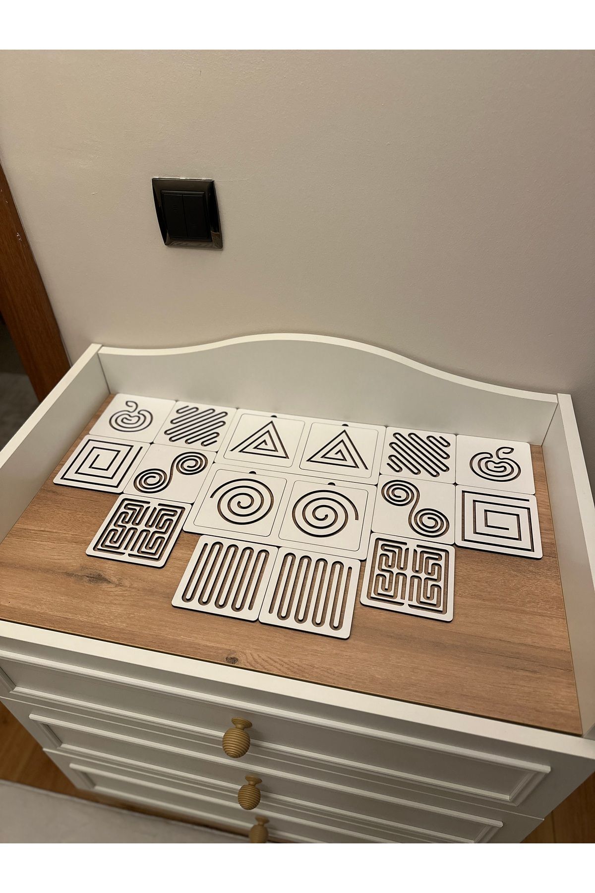 Karter İnovasyon Simetrik Şekiller Çizgi Çalışma Seti, Eğitici Oyuncak, Montessori Eğitim Oyuncak, Motor Zeka Oyun fotoğrafı 4 (önizleme)