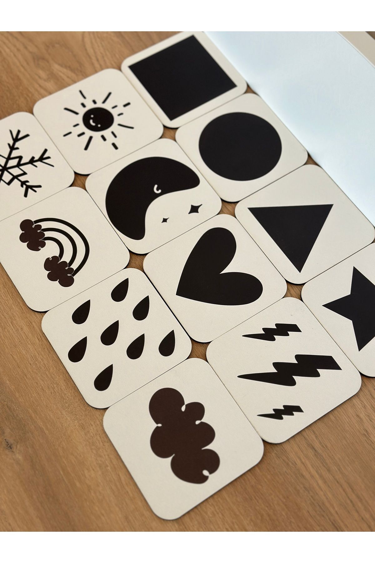 Karter İnovasyon Bebeğimin Ahşap Ilk Zeka Kartları Flaş Kart Flash Cards Bebek Zeka Kartları İlk Zeka Kartları fotoğrafı 5 (önizleme)