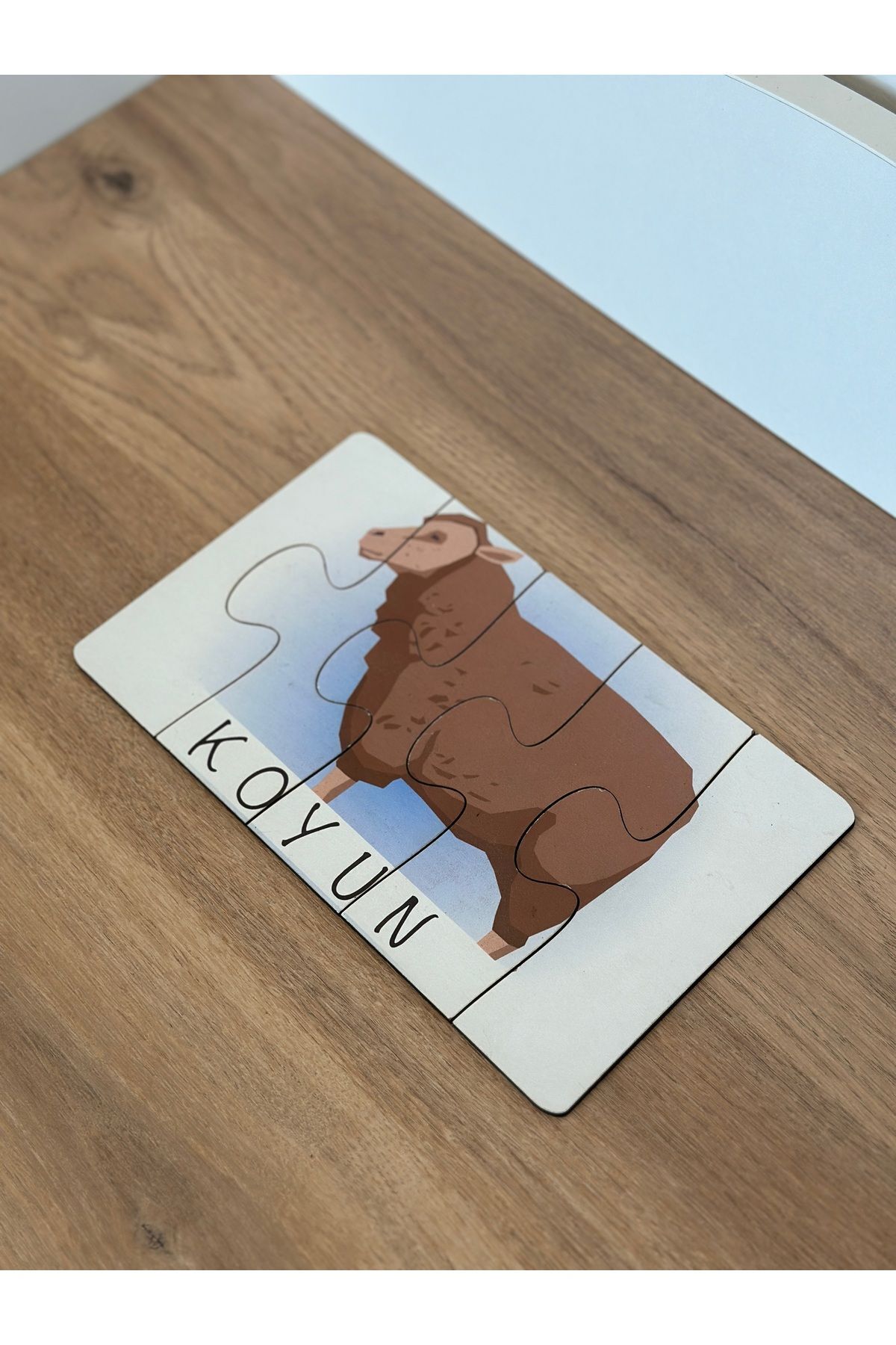 Karter İnovasyon Hayvanlar Öğrenme Eşleme Puzzle Kartı, Puzzle Eğitici Oyuncak, Montessori Eğitim Oyuncak, Motor Zeka fotoğrafı 3 (önizleme)