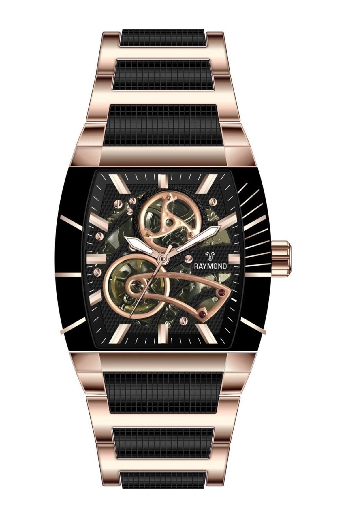 Raymond RYM-5129 RAYMOND OTOMATİK ERKEK KOL SAATİ - %100 ÇELİK VE