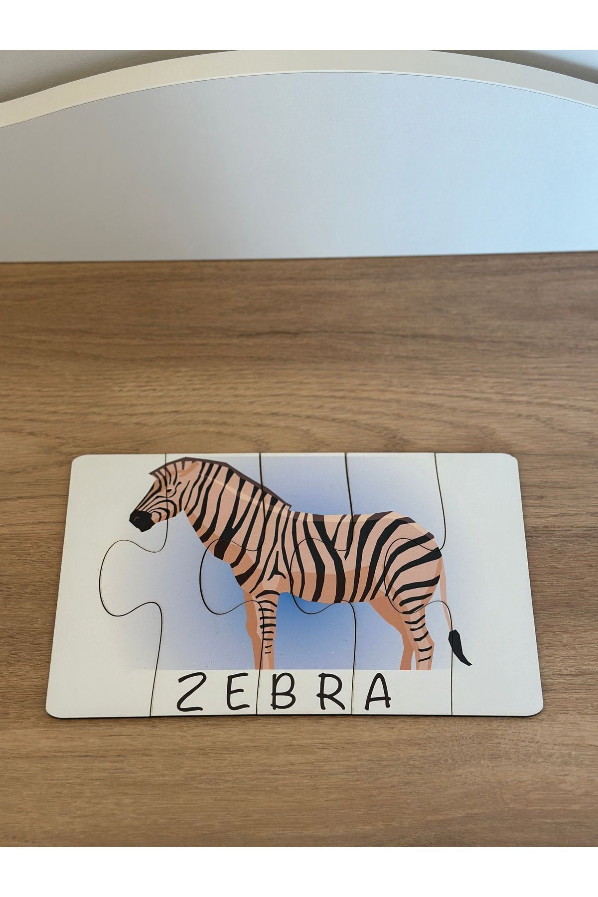 Karter İnovasyon İngilizce Hayvanlar Öğrenme Eşleme Puzzle Kartı, Puzzle Eğitici Oyuncak, Montessori Eğitim Oyuncak fotoğrafı 3 (önizleme)