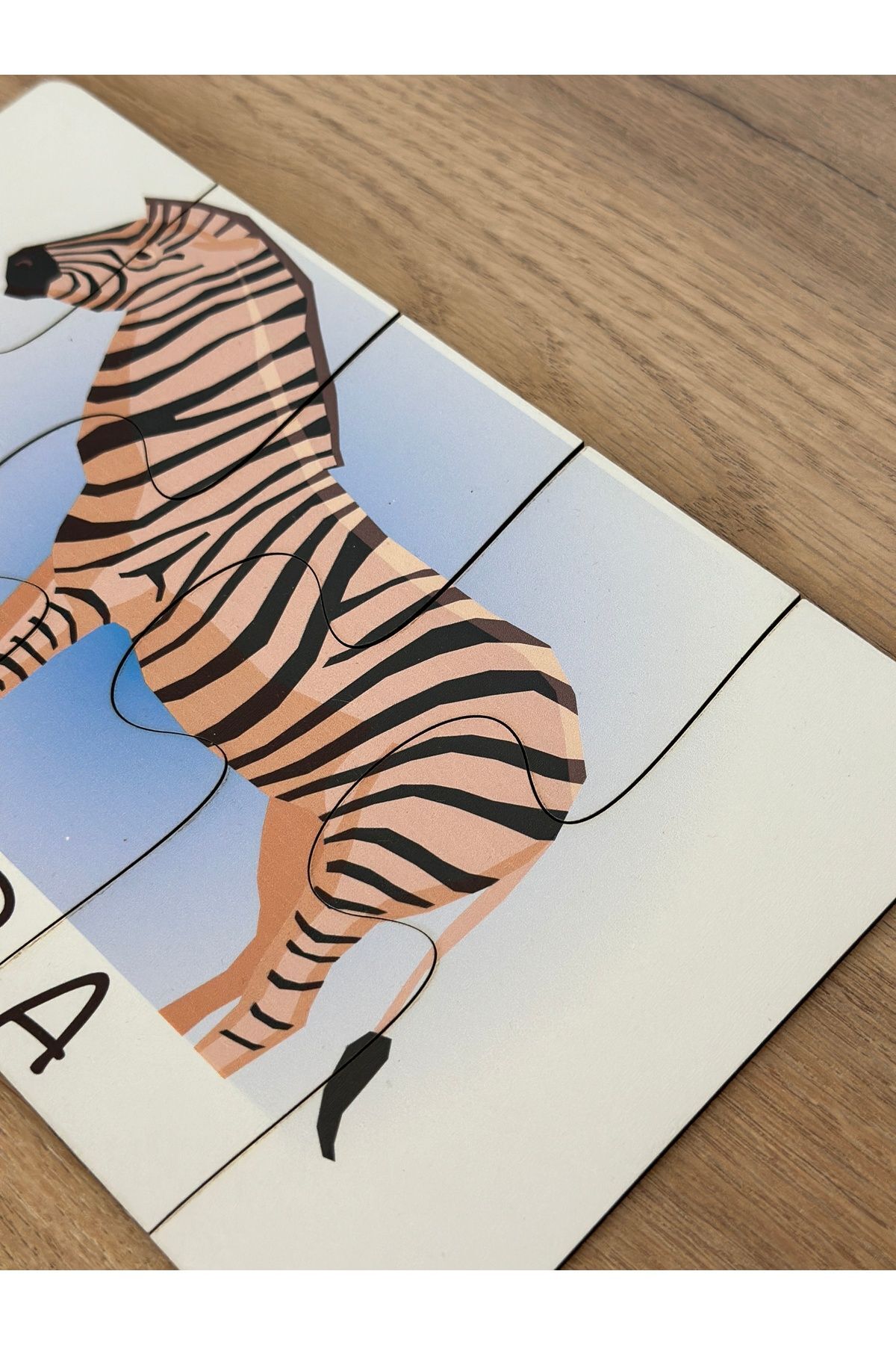 Karter İnovasyon İngilizce Hayvanlar Öğrenme Eşleme Puzzle Kartı, Puzzle Eğitici Oyuncak, Montessori Eğitim Oyuncak fotoğrafı 5 (önizleme)