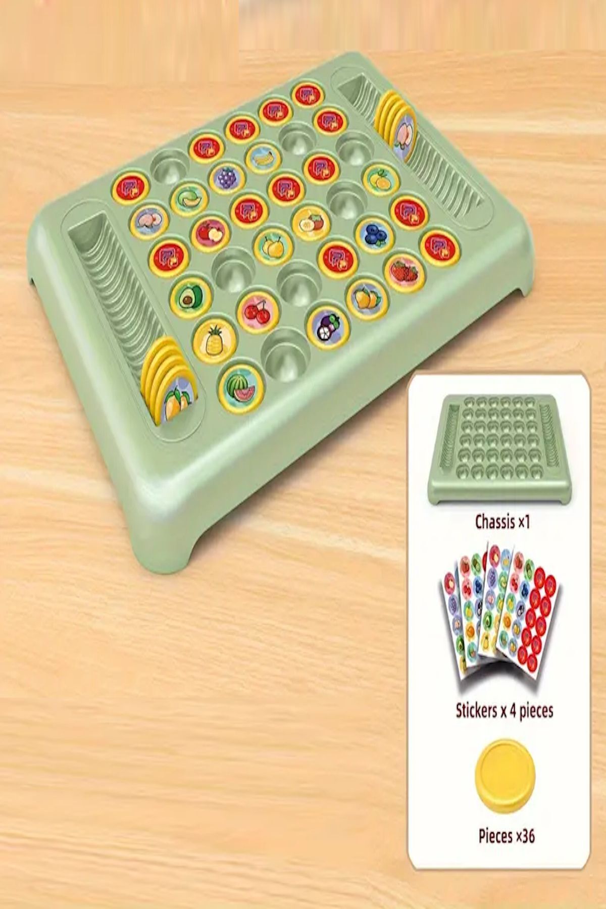 Bundera-Fruit Vegetable Matching Pairing Memory Game Interactive Learning Logic Educational Toy 4
