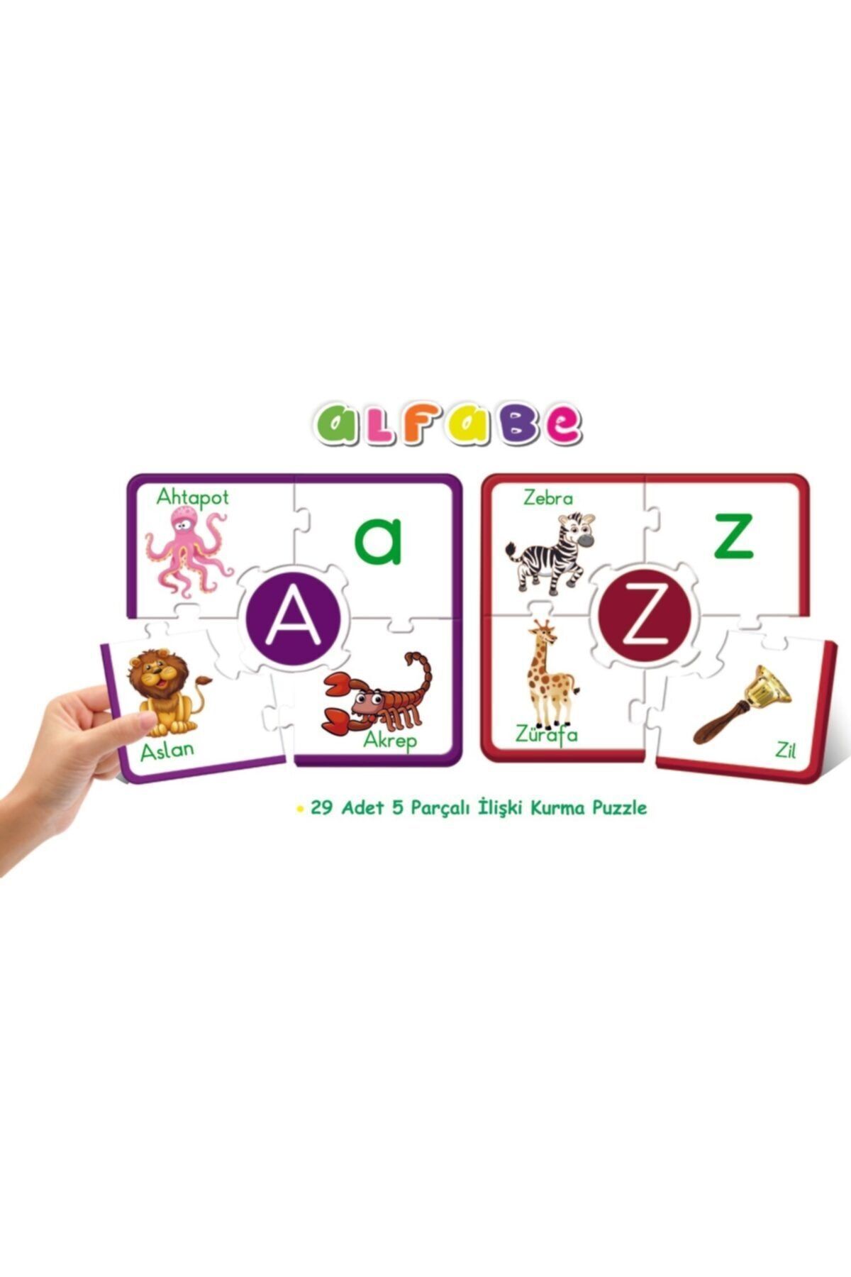 Diytoy Eğitici Çark Puzzle Alfabe Eğlenceli Oyna Ve Öğren 60 Parça fotoğrafı 2 (önizleme)